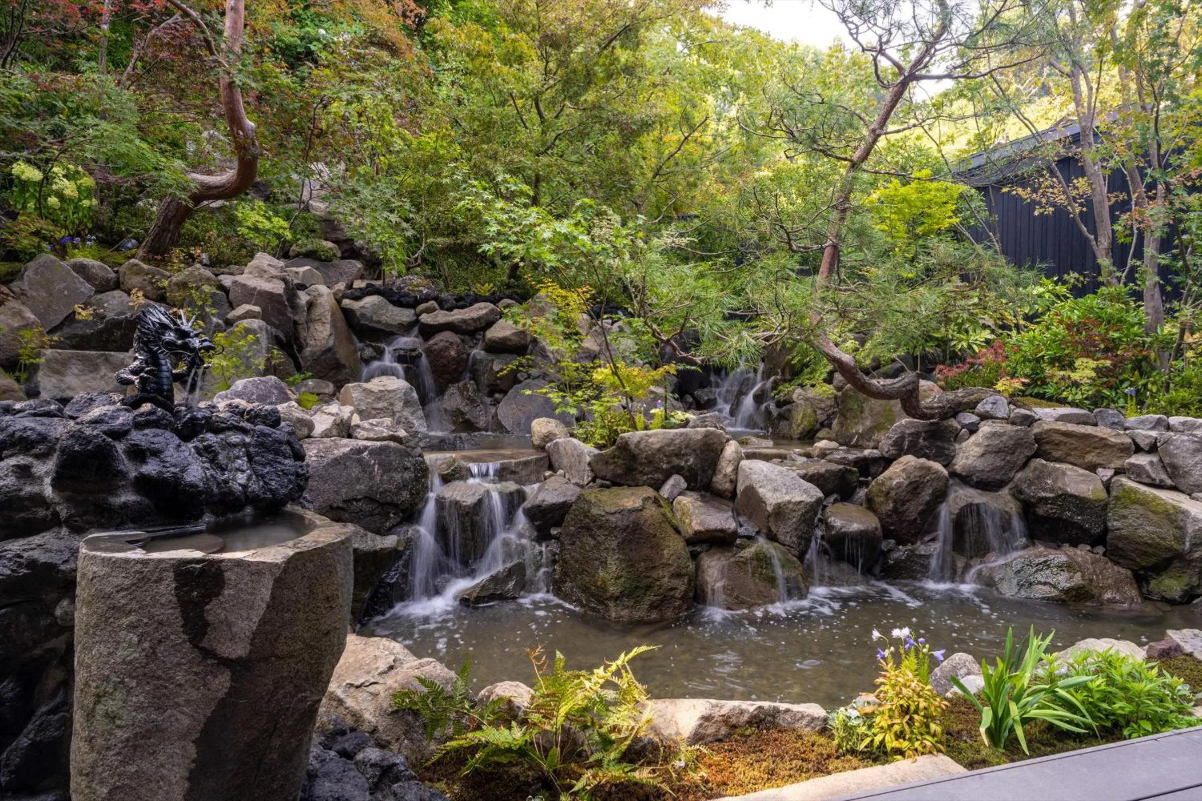 Garden view in Bessho Onsen Midoriya