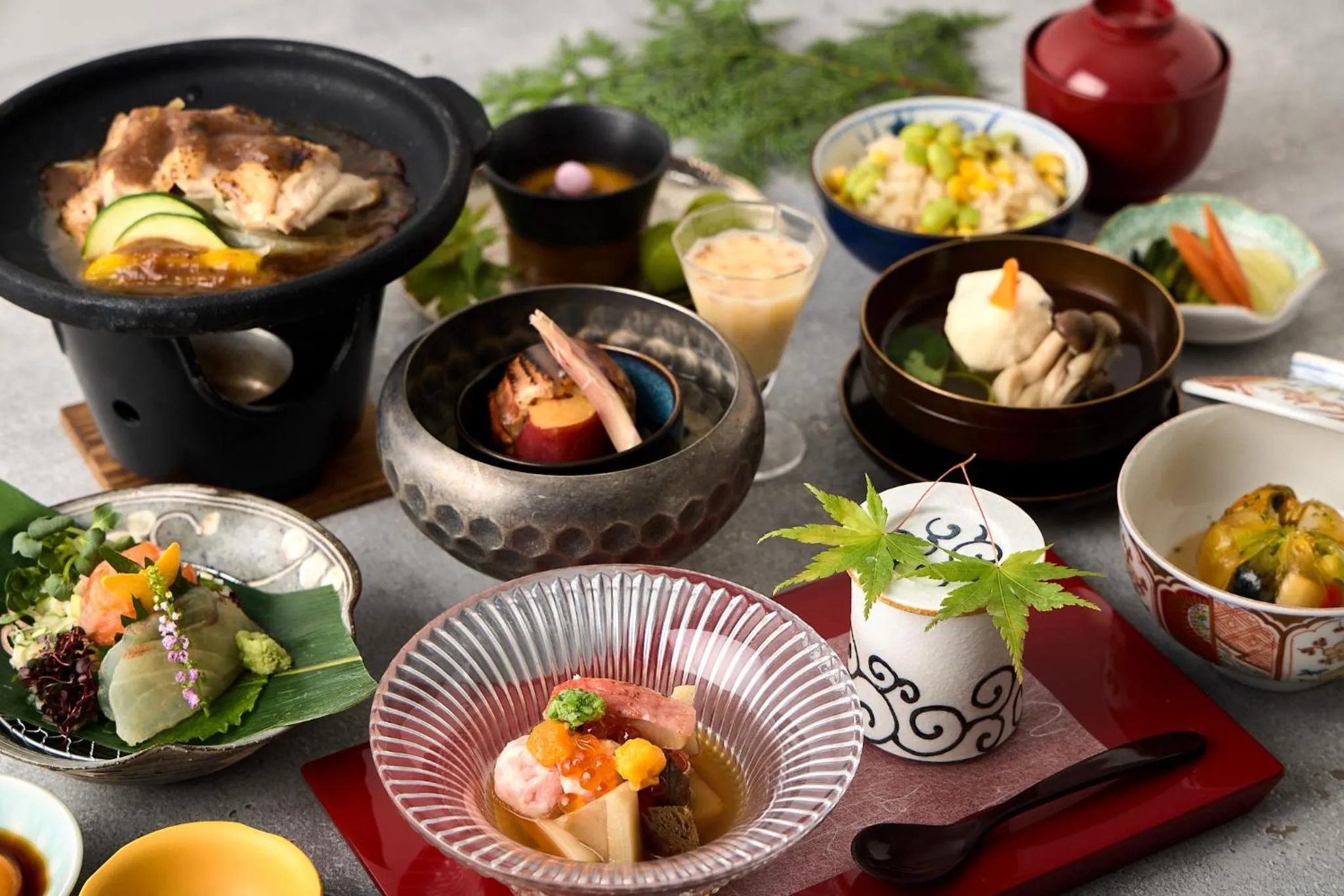 Dinner in Bessho Onsen Midoriya