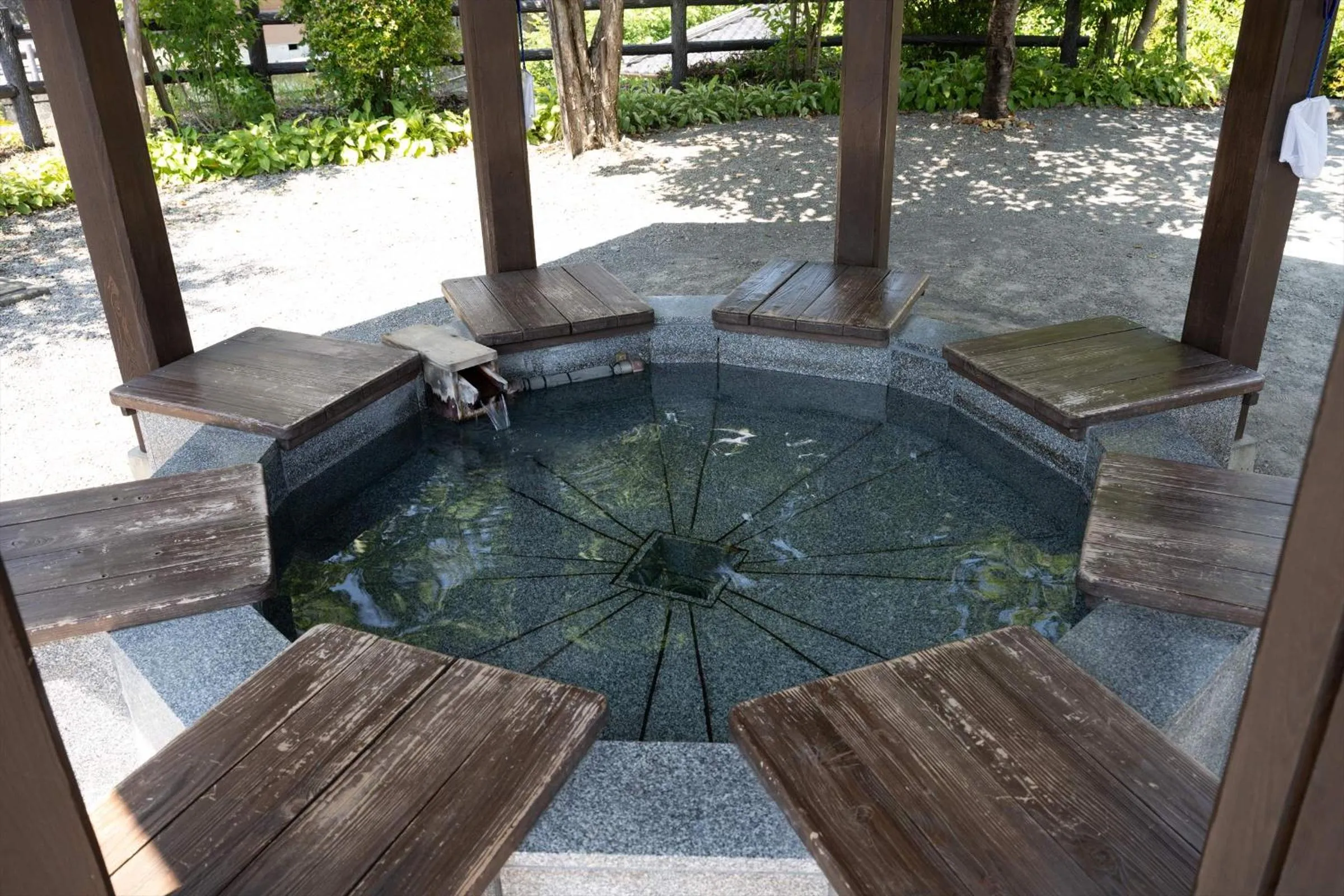 Open Air Bath in Bessho Onsen Midoriya