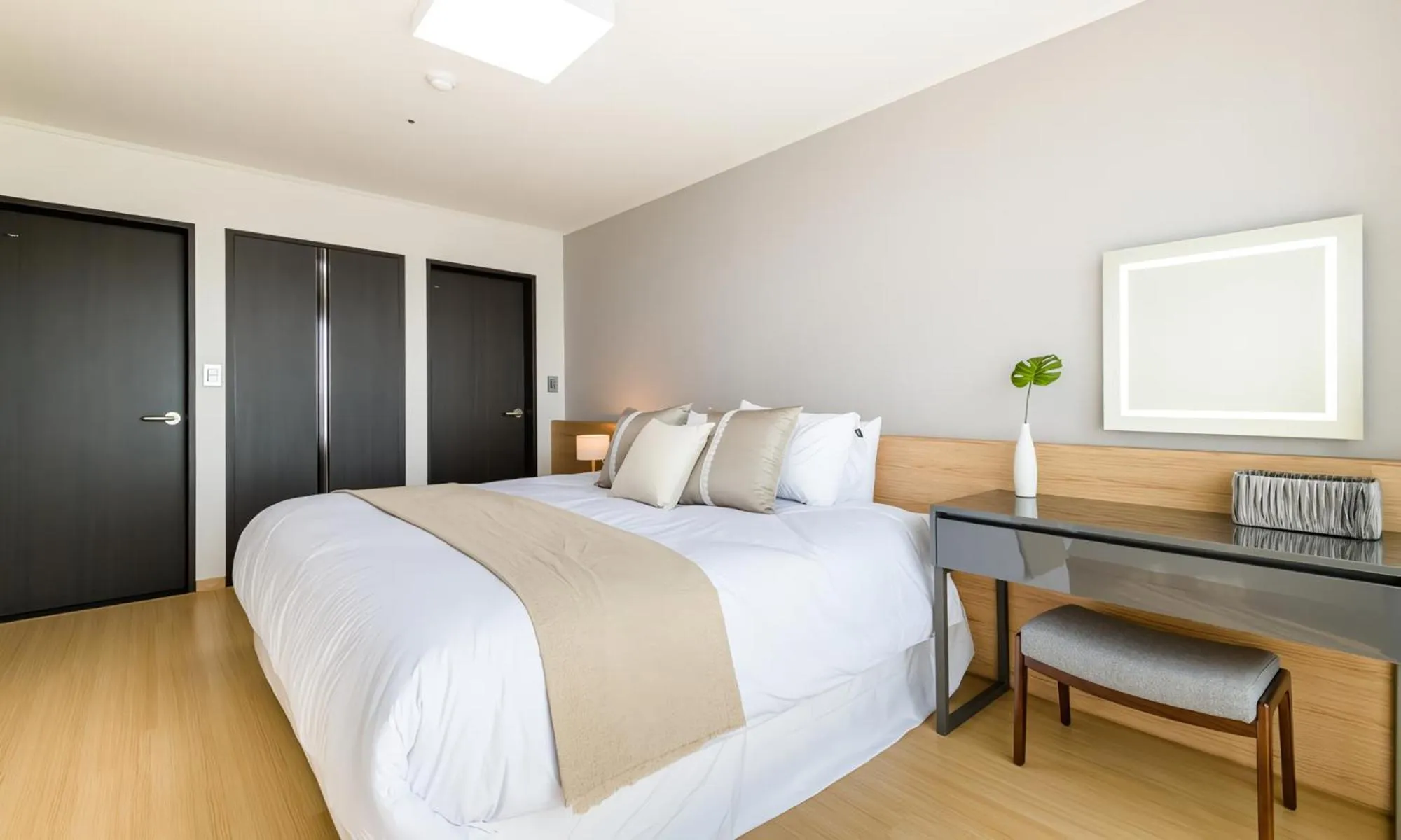 Bed in Seogwipo Worldcup Resort