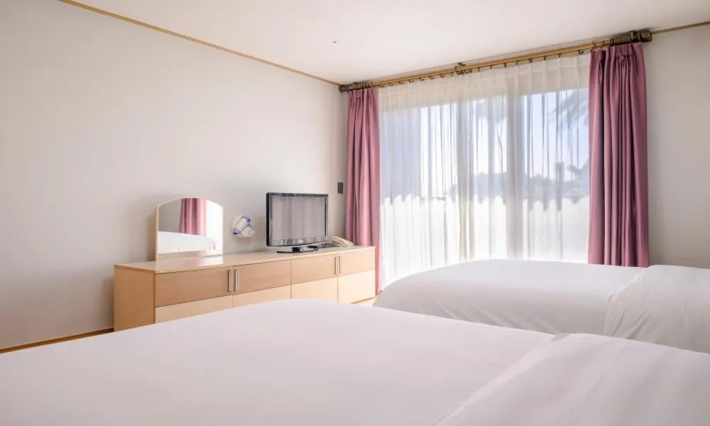 Bed in Seogwipo Worldcup Resort