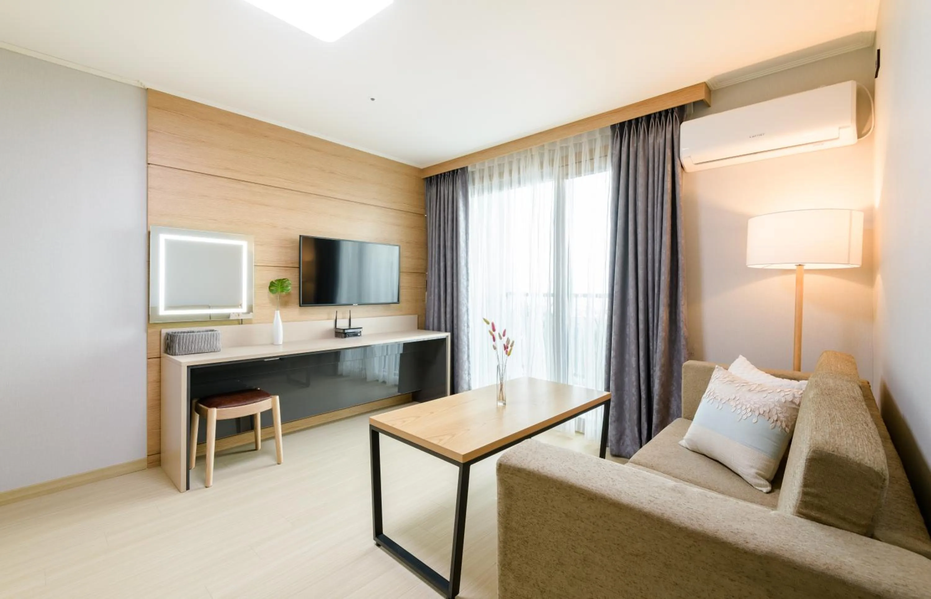 Seating area in Seogwipo Worldcup Resort