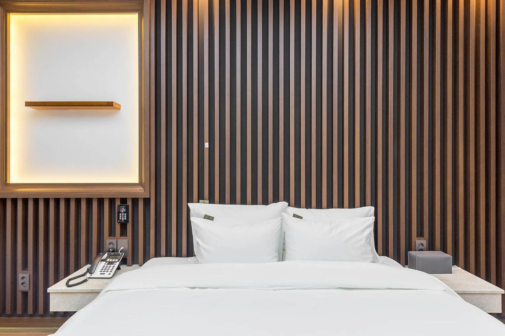 Bed in Hotel Demer Mokpo