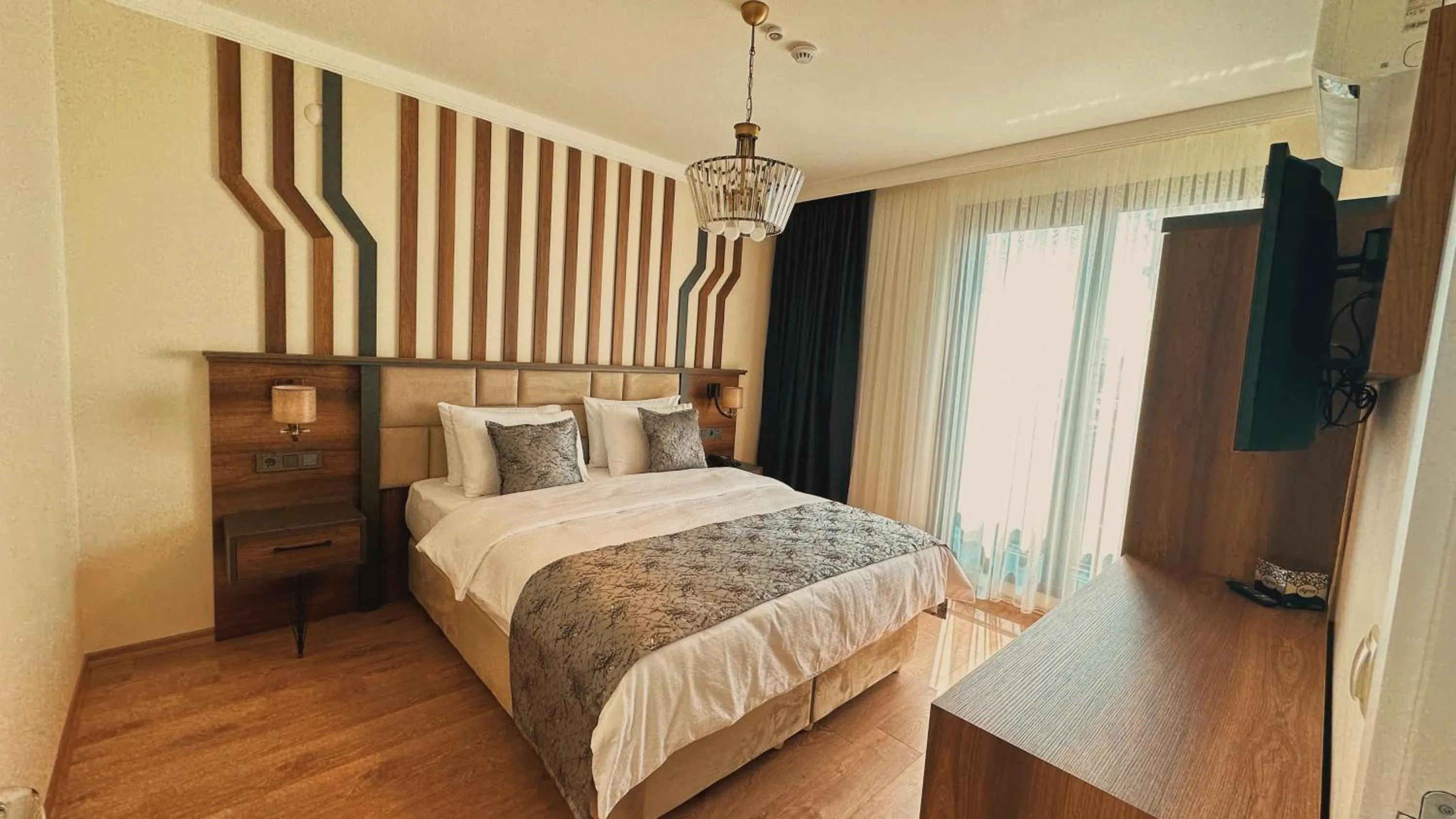 Bed in BİLİRİS HOTEL