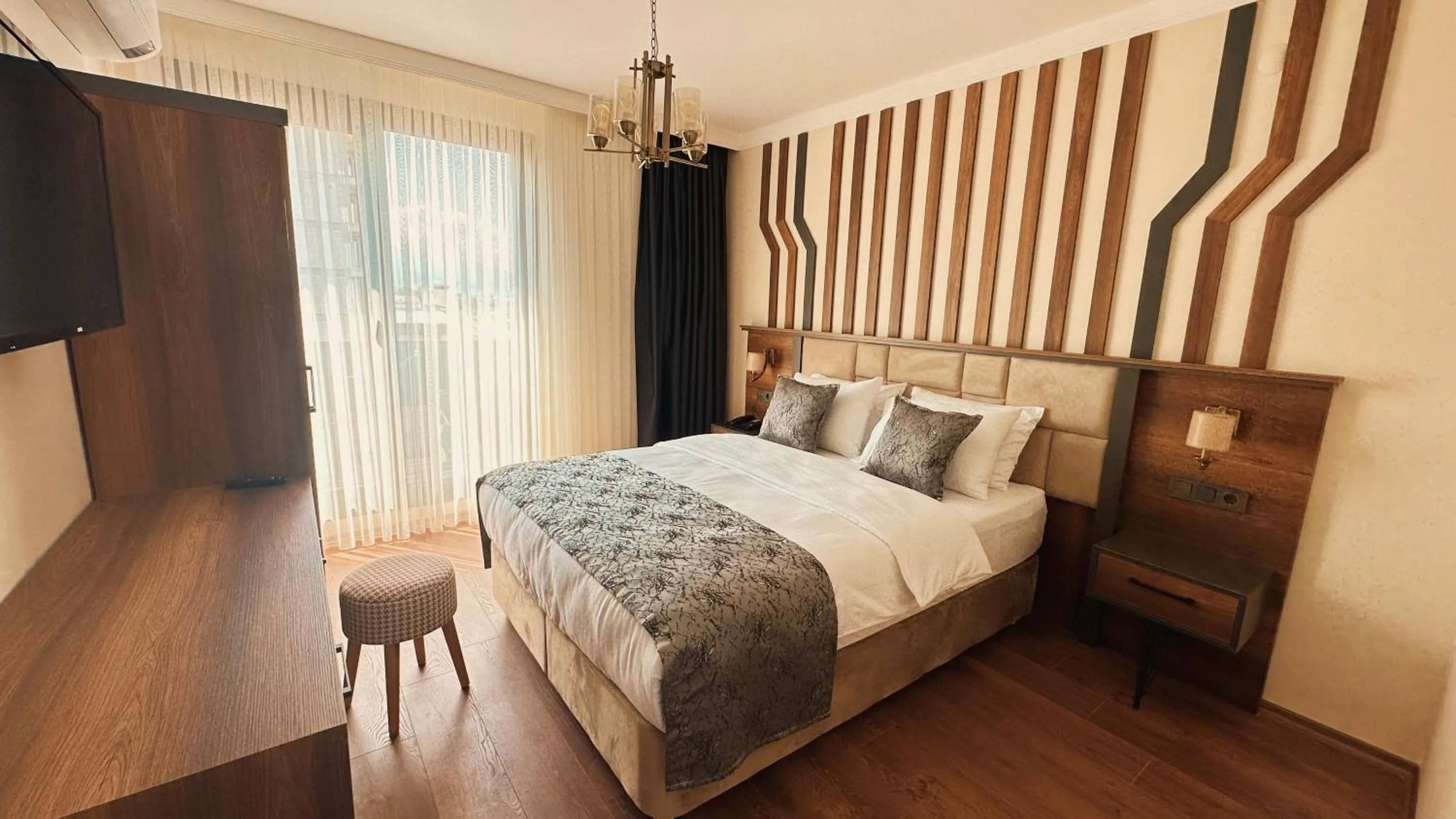 Bed in BİLİRİS HOTEL