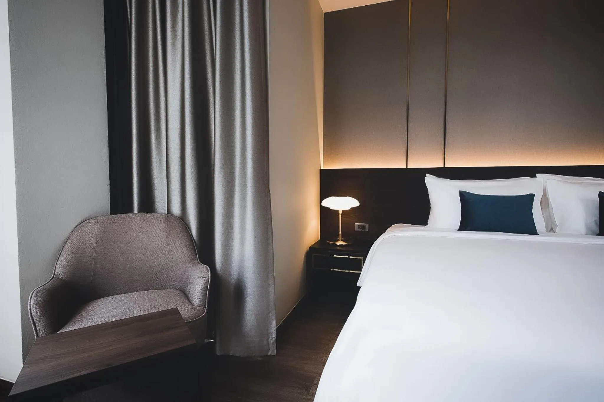 Bed in SAM E Hotel Bangkok Sathorn