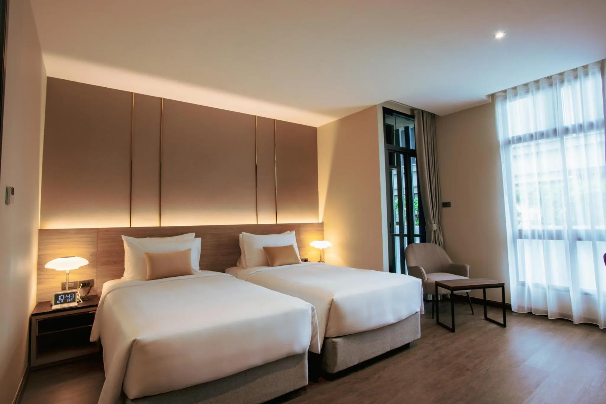 Bed in SAM E Hotel Bangkok Sathorn