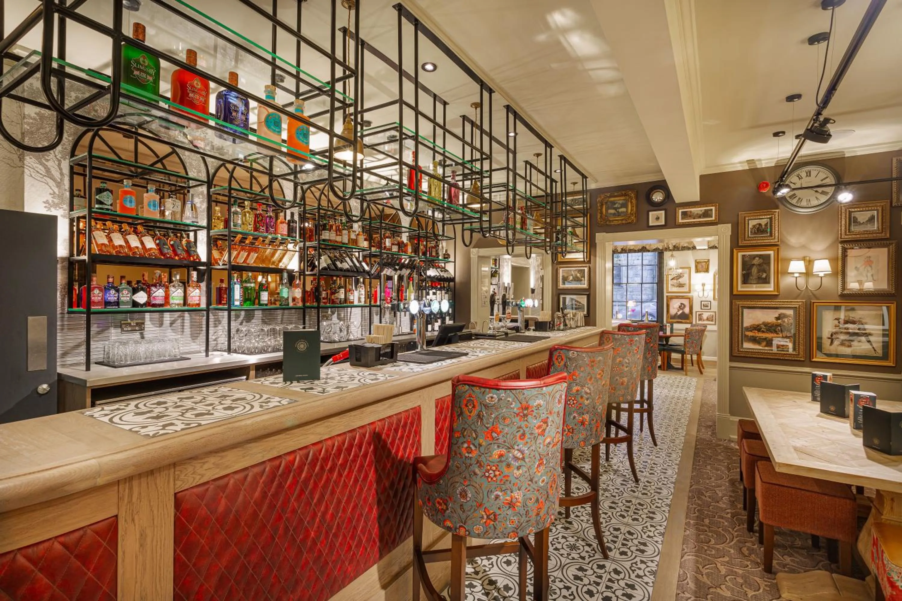 Lounge or bar in The Wynnstay Hotel, Oswestry, Shropshire - The Coaching Inn Group