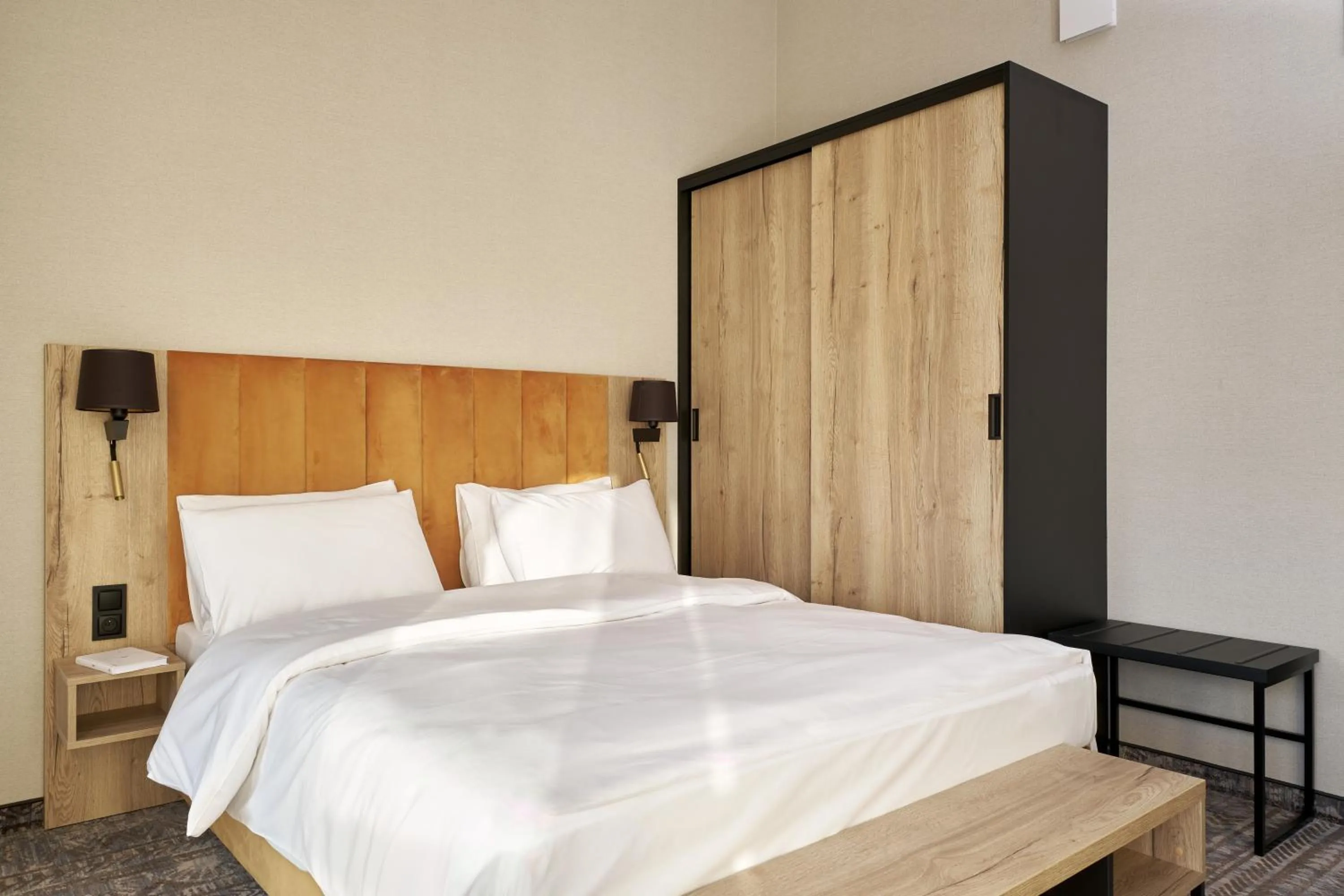 Bed in Złoty Horyzont Resort Szklarska Poręba