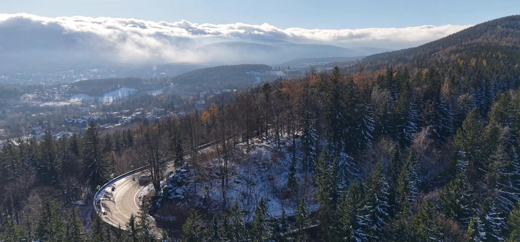 Bird's eye view in Złoty Horyzont Resort Szklarska Poręba