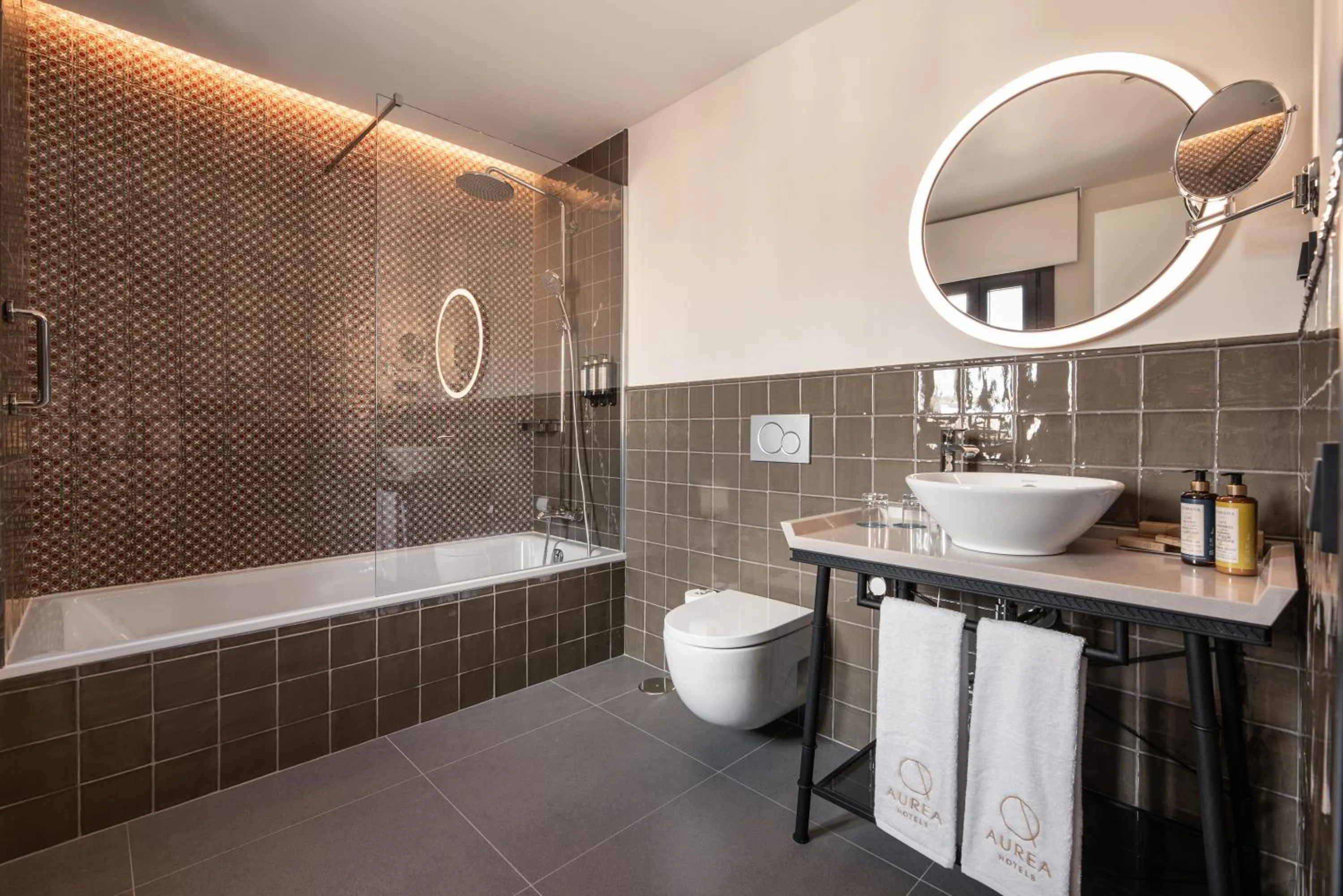 Bathroom in Áurea Toledo by Eurostars Hotel company