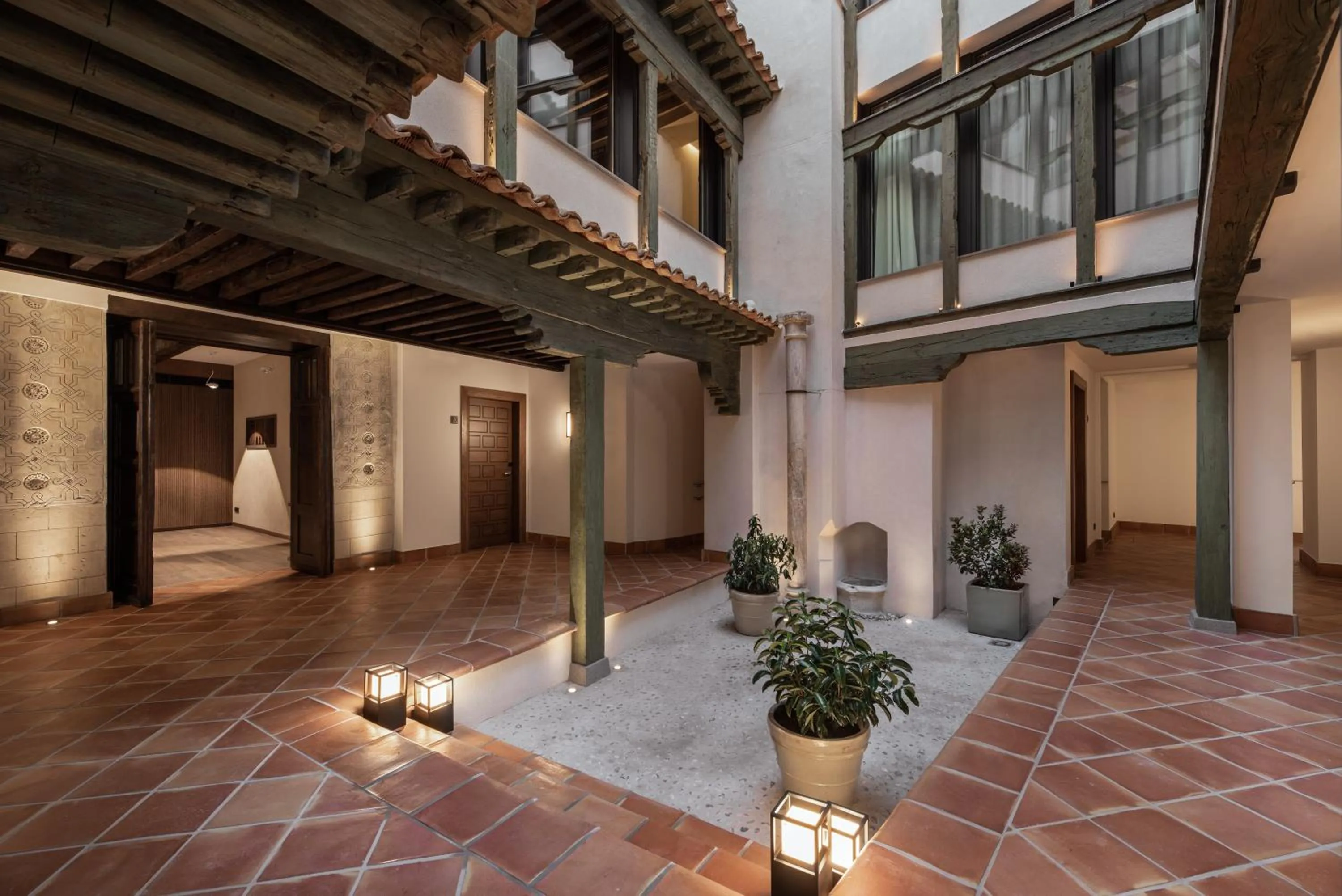 Patio in Áurea Toledo by Eurostars Hotel company