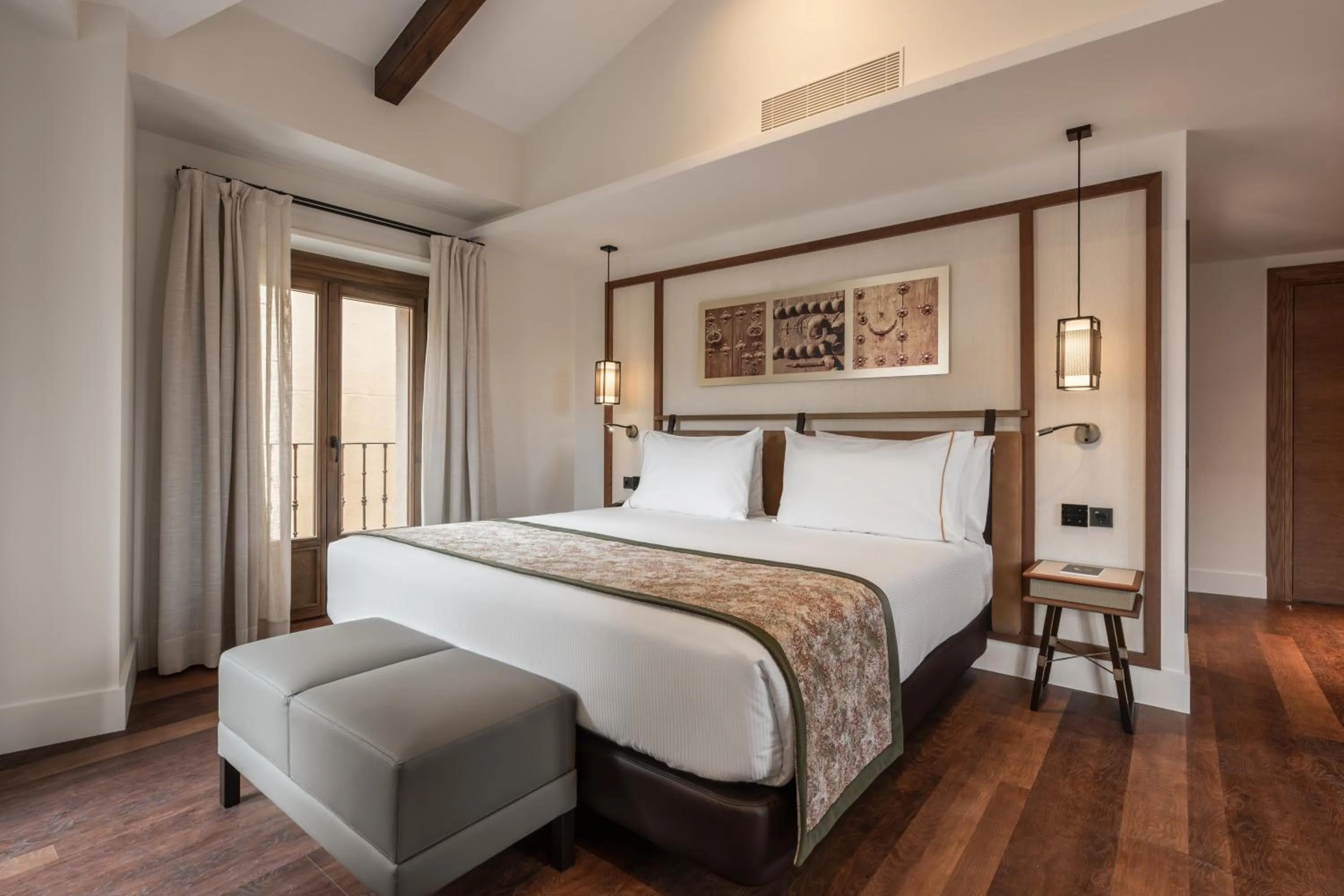 Bedroom, Bed in Áurea Toledo by Eurostars Hotel company