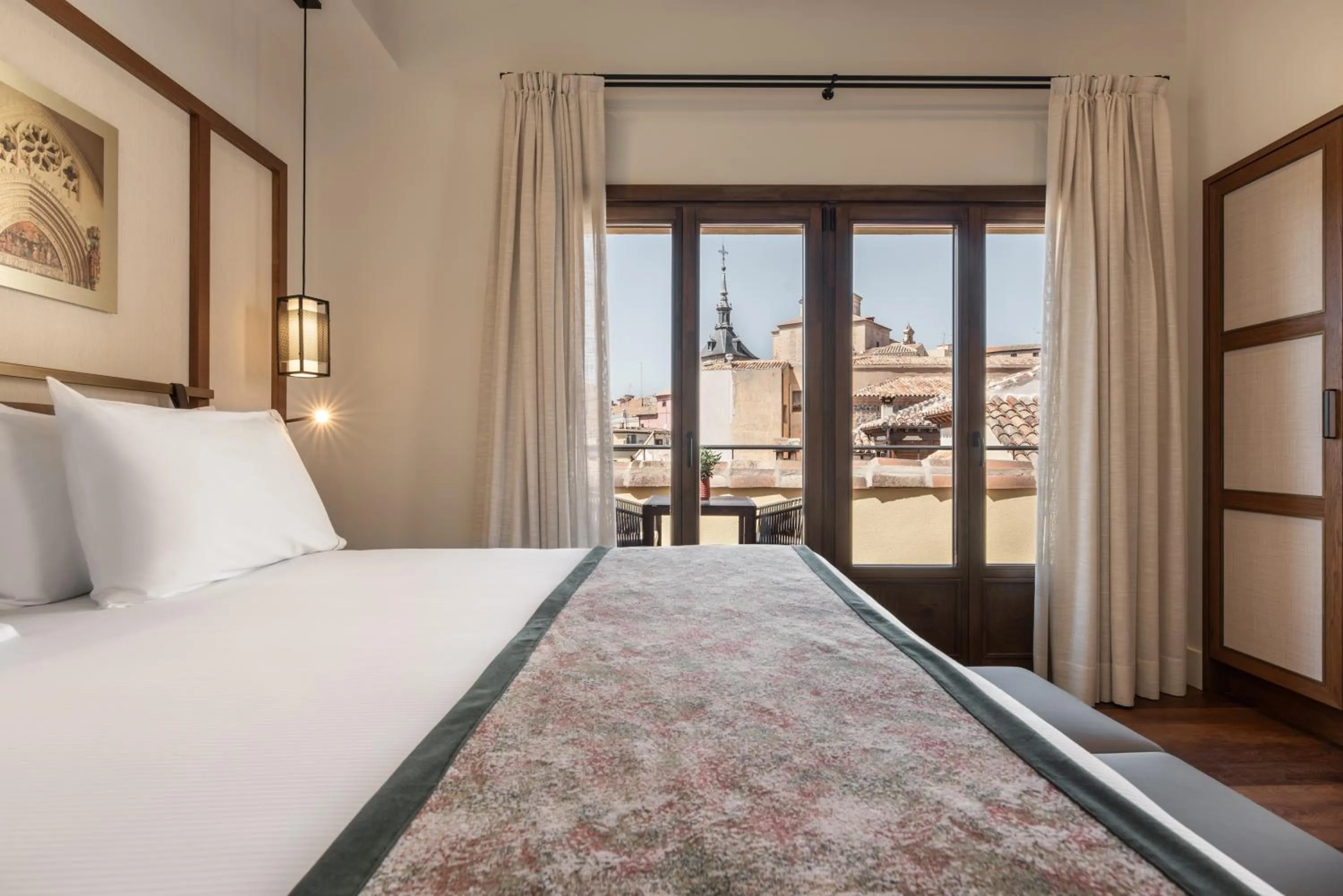 Bedroom, Bed in Áurea Toledo by Eurostars Hotel company