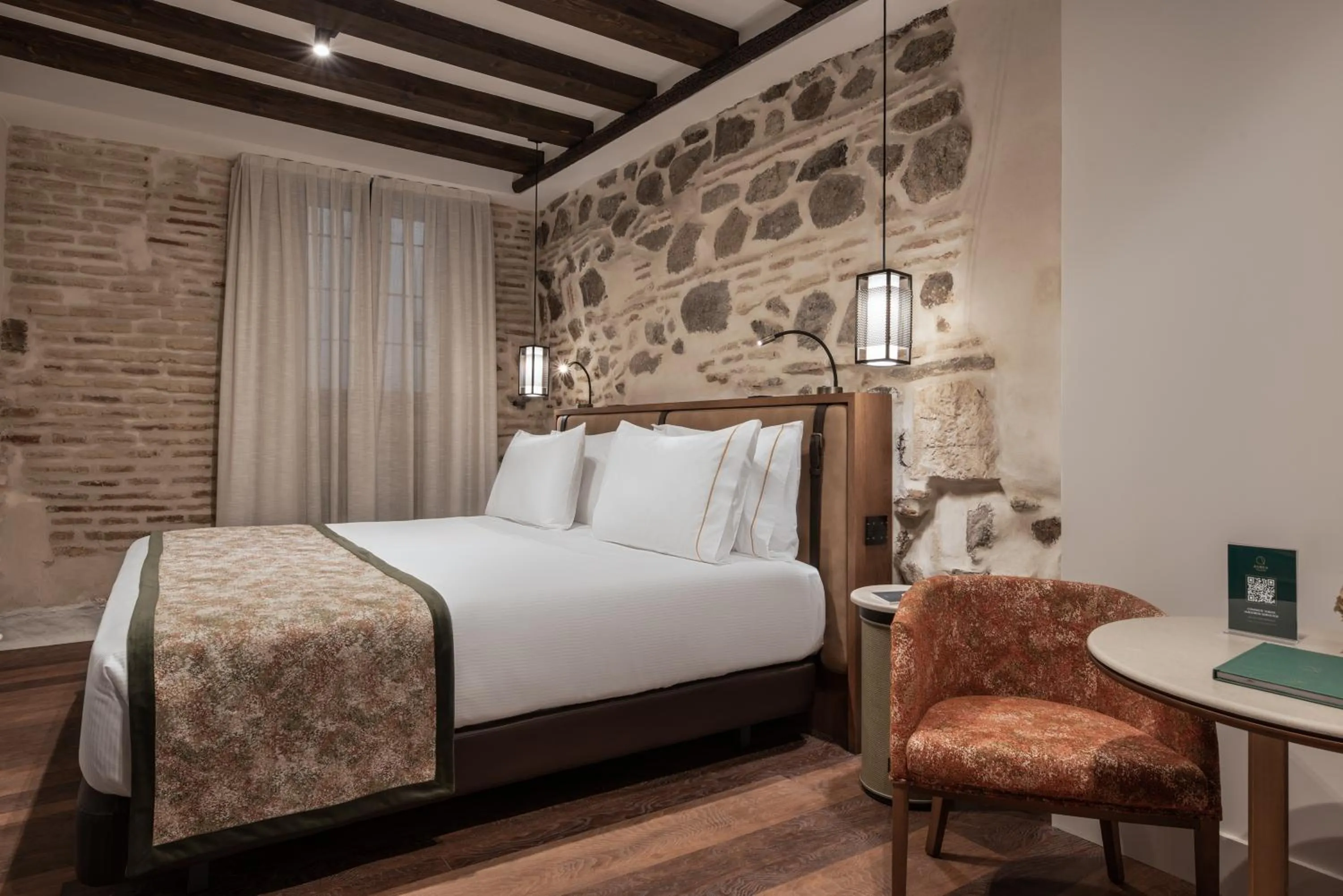 Bedroom, Bed in Áurea Toledo by Eurostars Hotel company