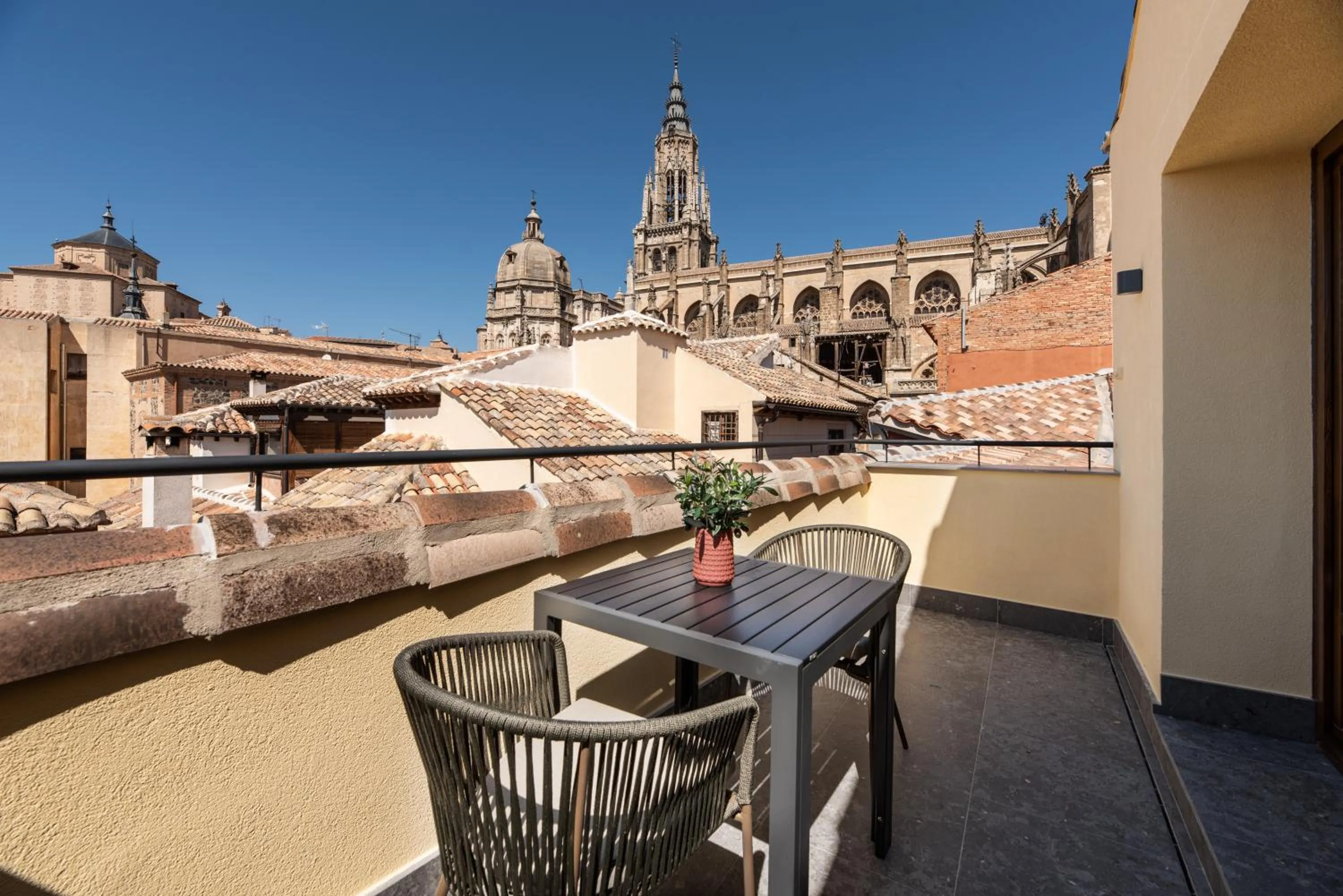 Balcony/Terrace in Áurea Toledo by Eurostars Hotel company