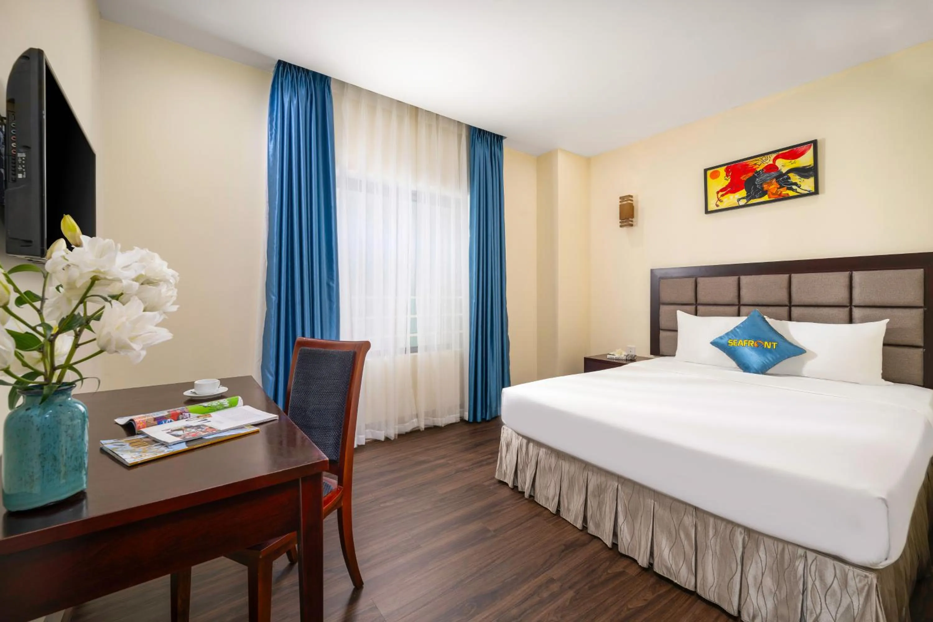 Bed in SeaFront Hotel DaNang