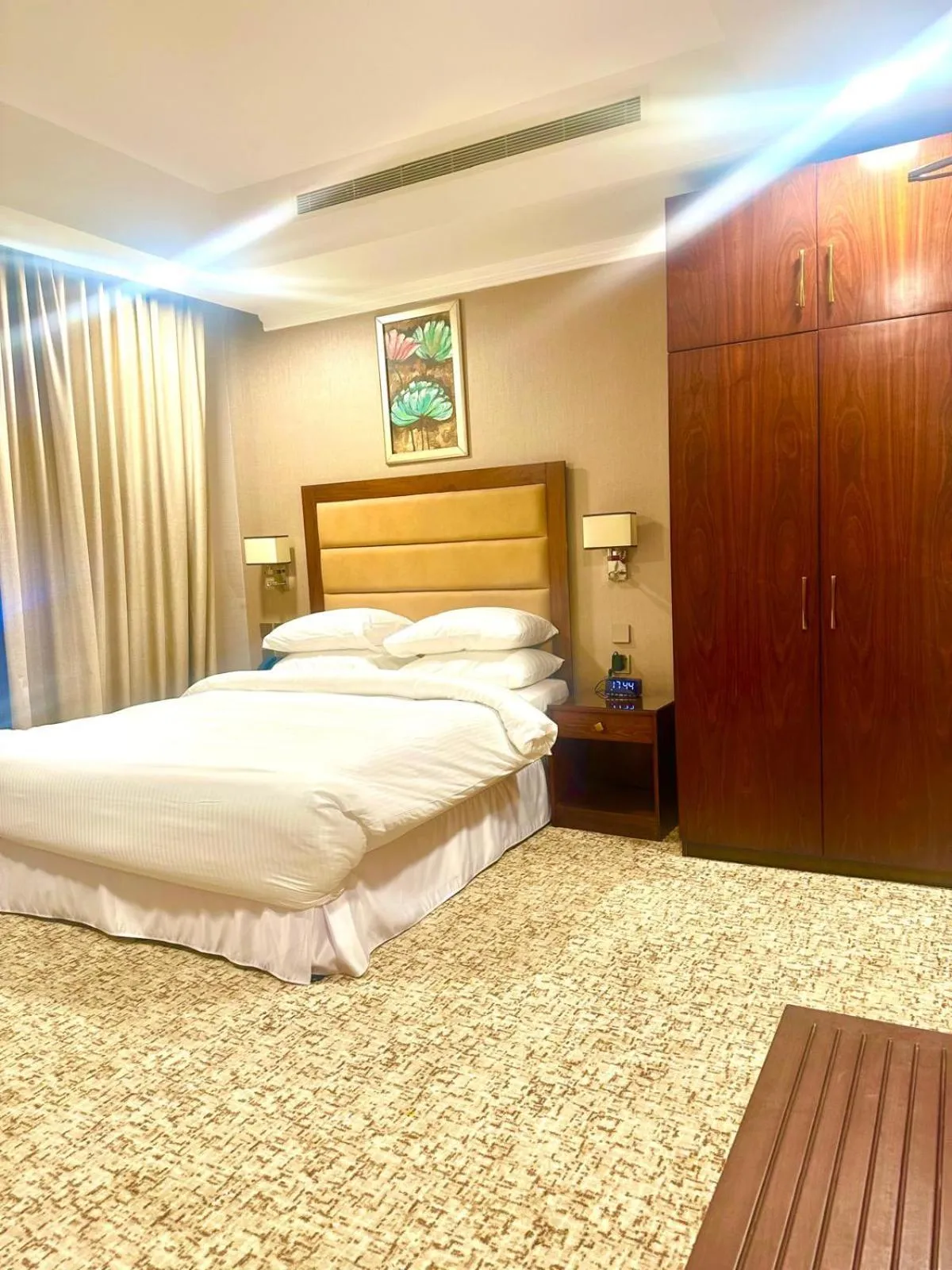 Bed in Grand Legacy Hotel Doha