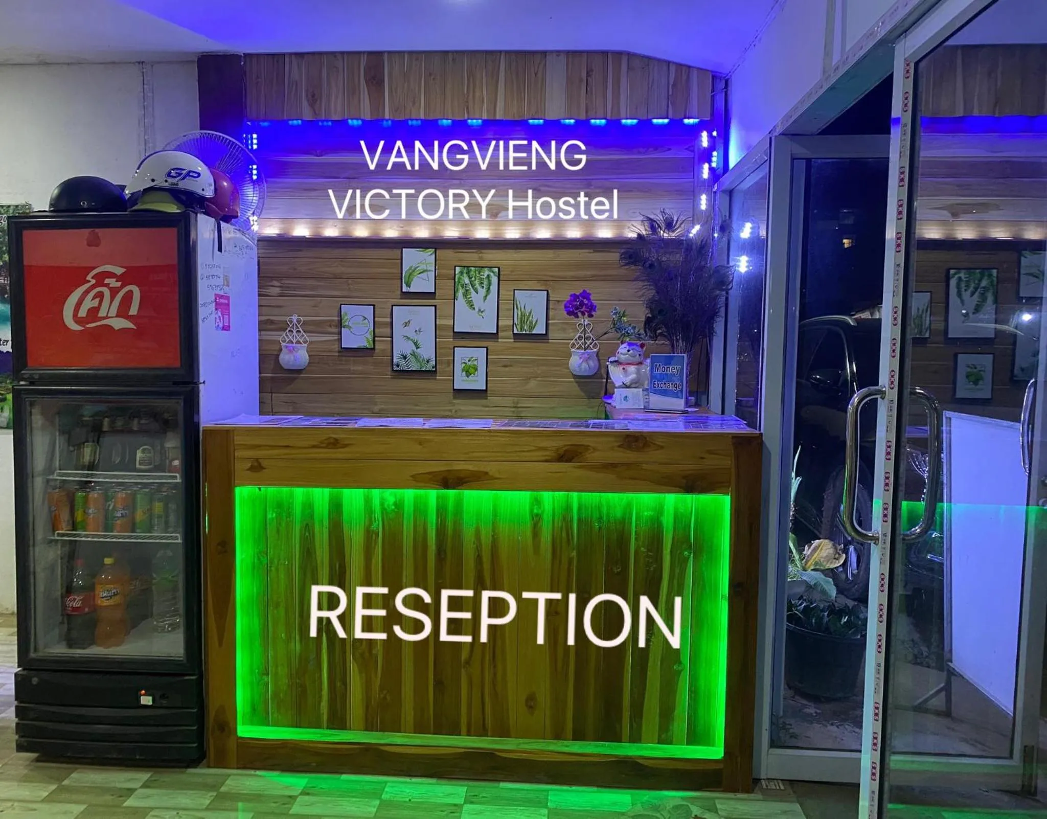 Property logo or sign in Vang Vieng Victory Hostel