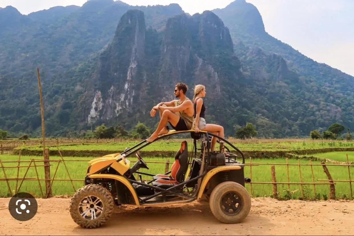 Location in Vang Vieng Victory Hostel