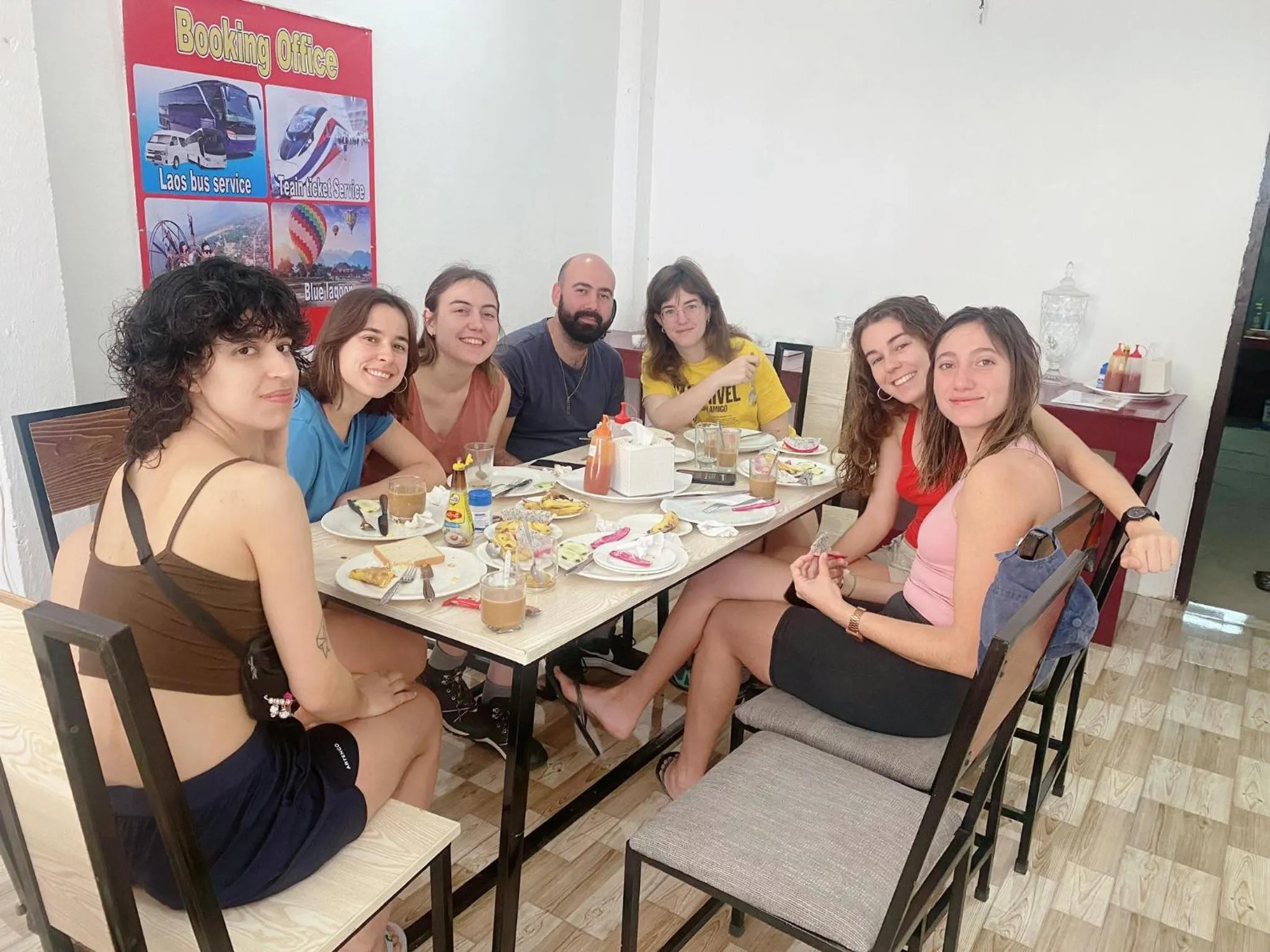 Restaurant/places to eat in Vang Vieng Victory Hostel