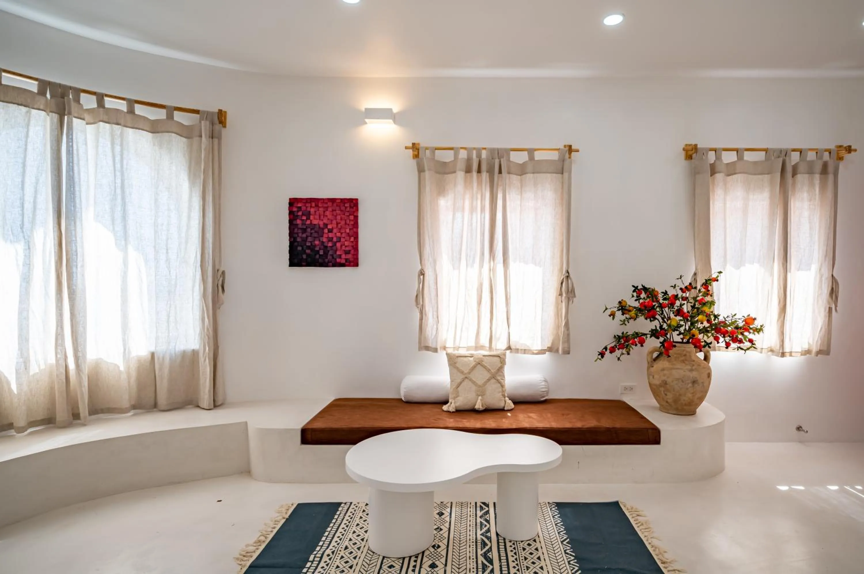 Living room in Happiness Hotel