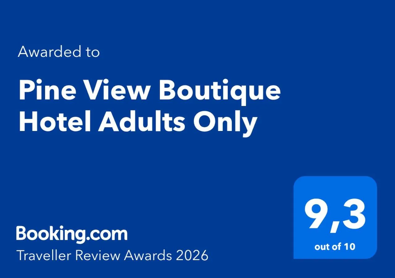 Certificate/Award in Pine View Boutique Hotel Adults Only