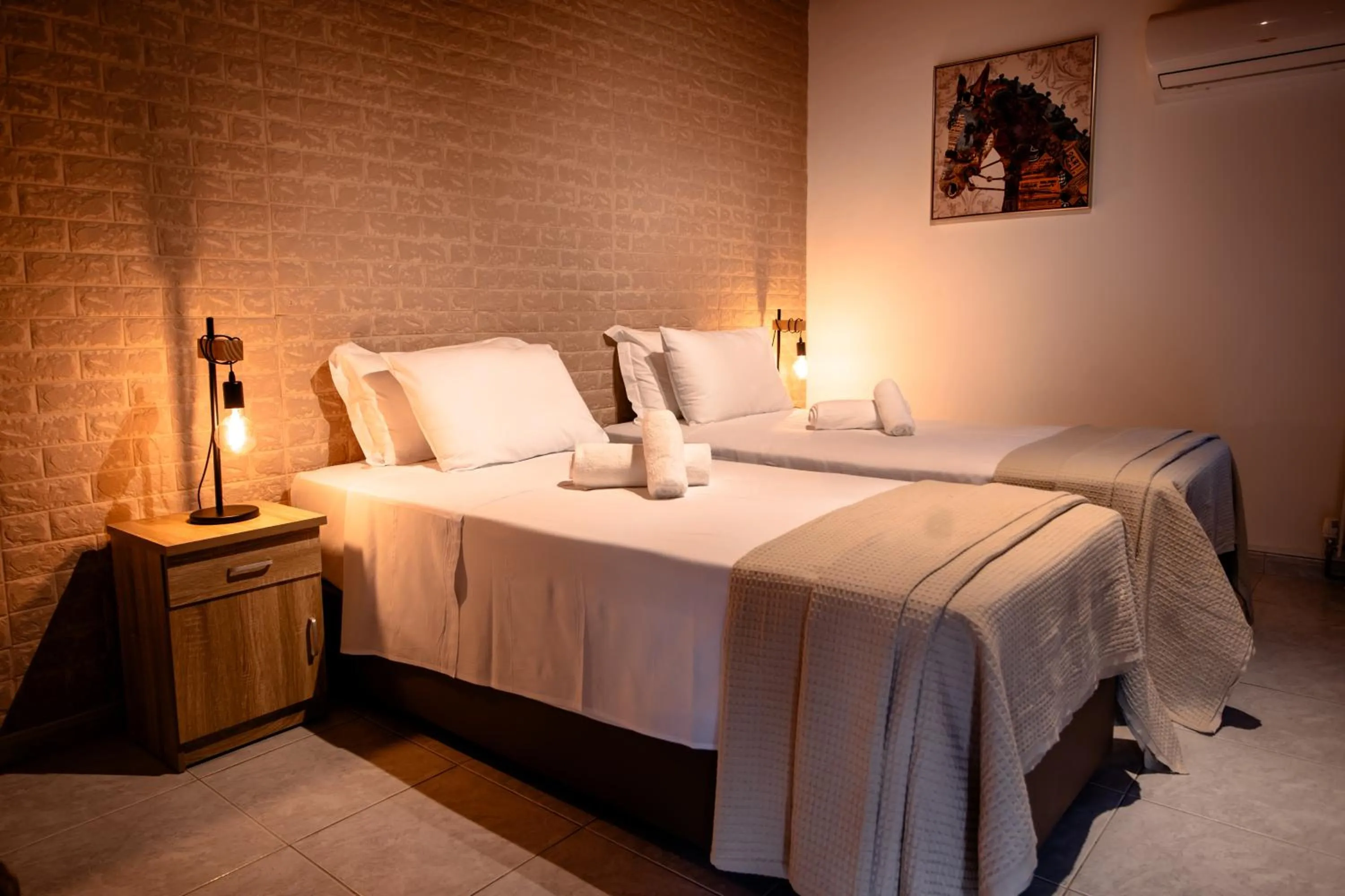 Bed in Pine View Boutique Hotel Adults Only