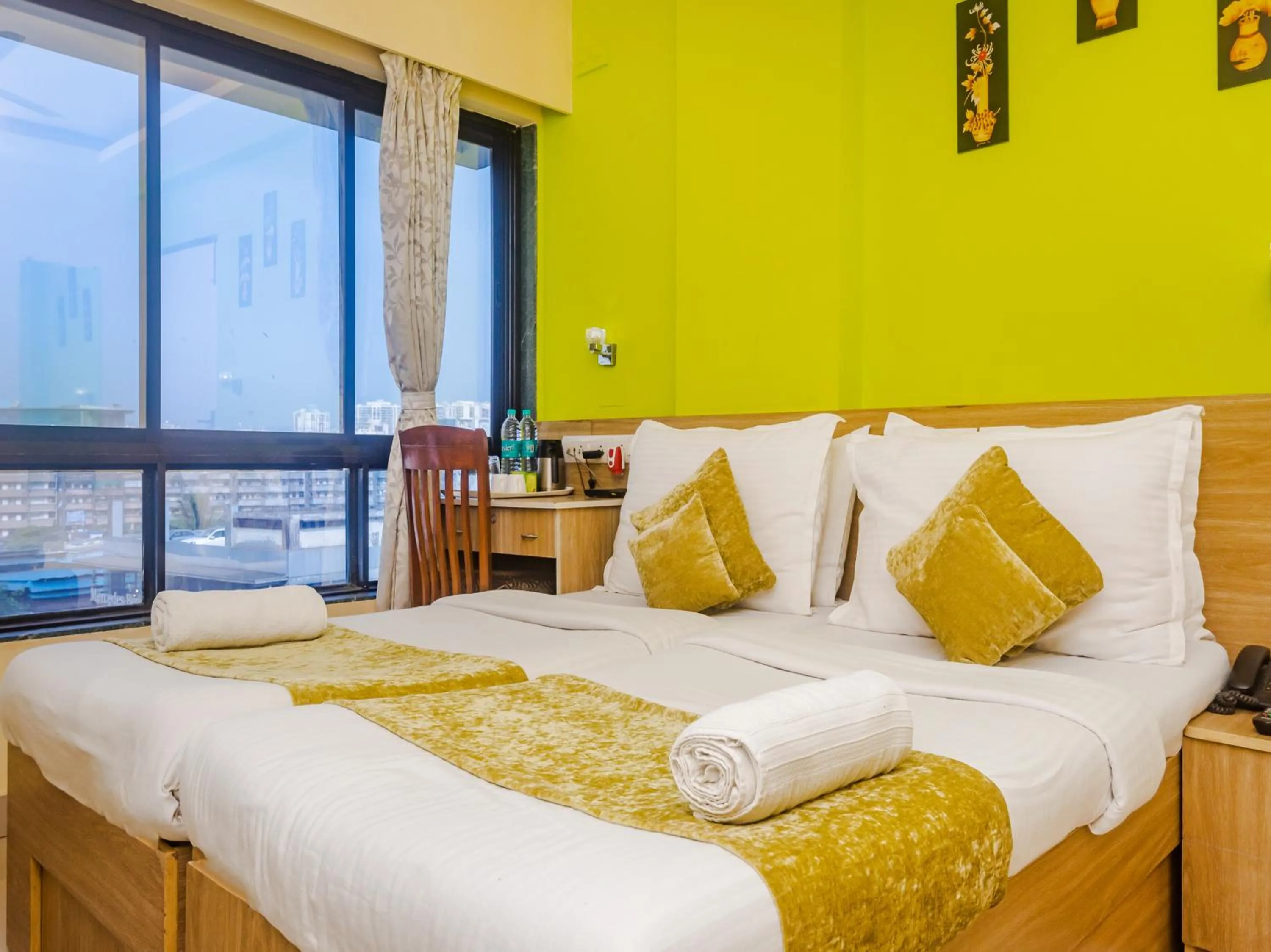 Bedroom, Bed in Tuliip Residency