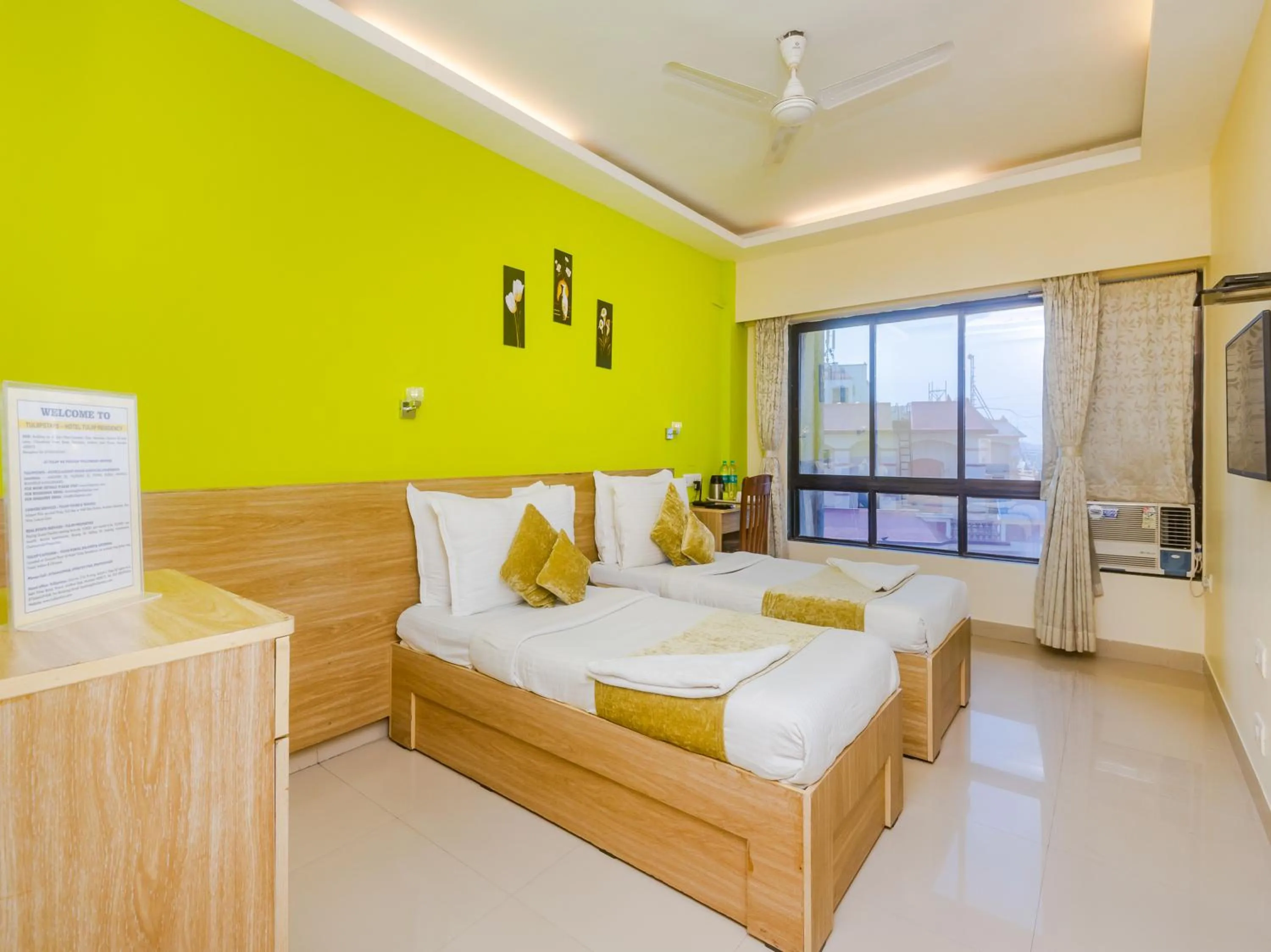 Bedroom, Bed in Tuliip Residency