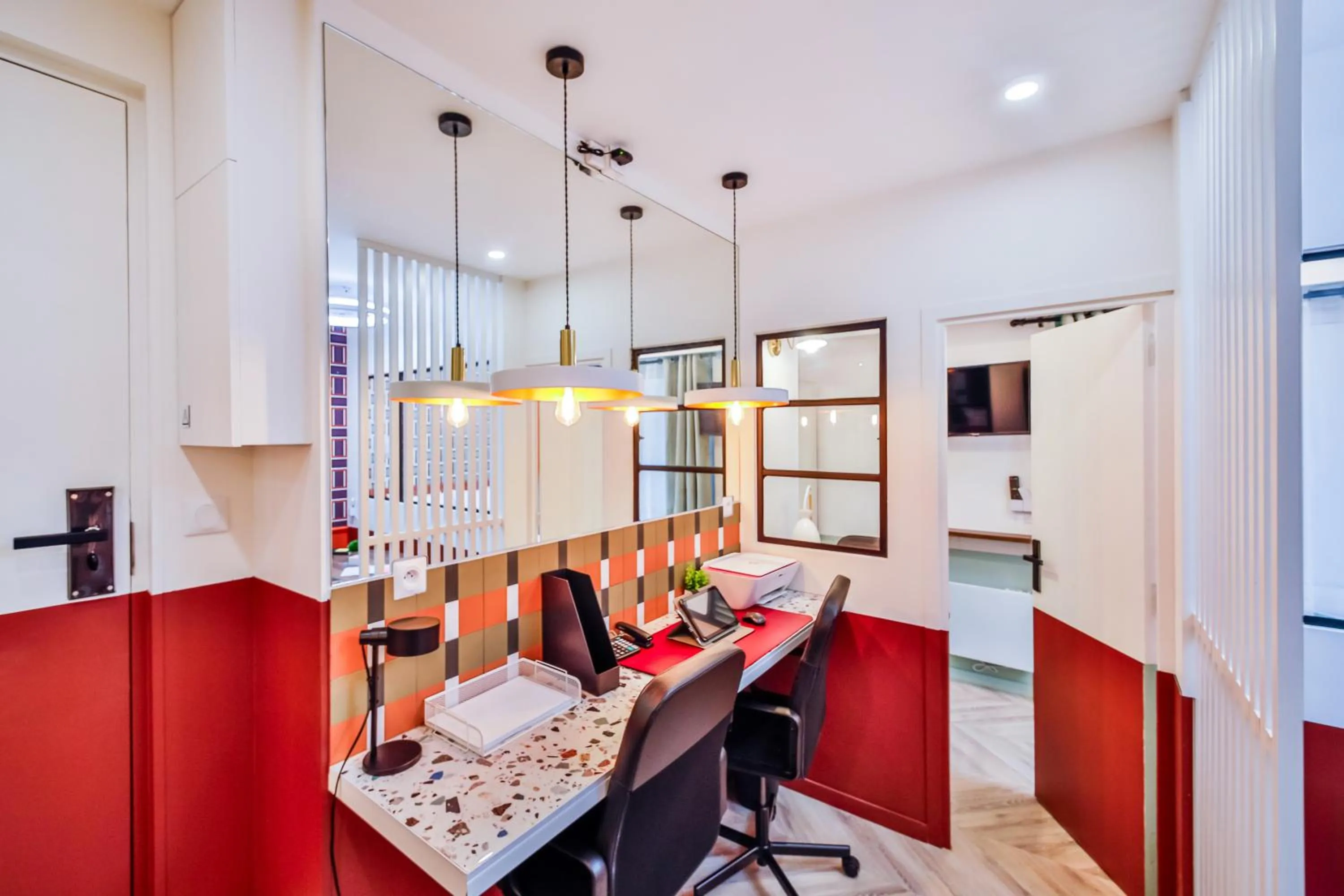 Living room in WS Molitor - Auteuil