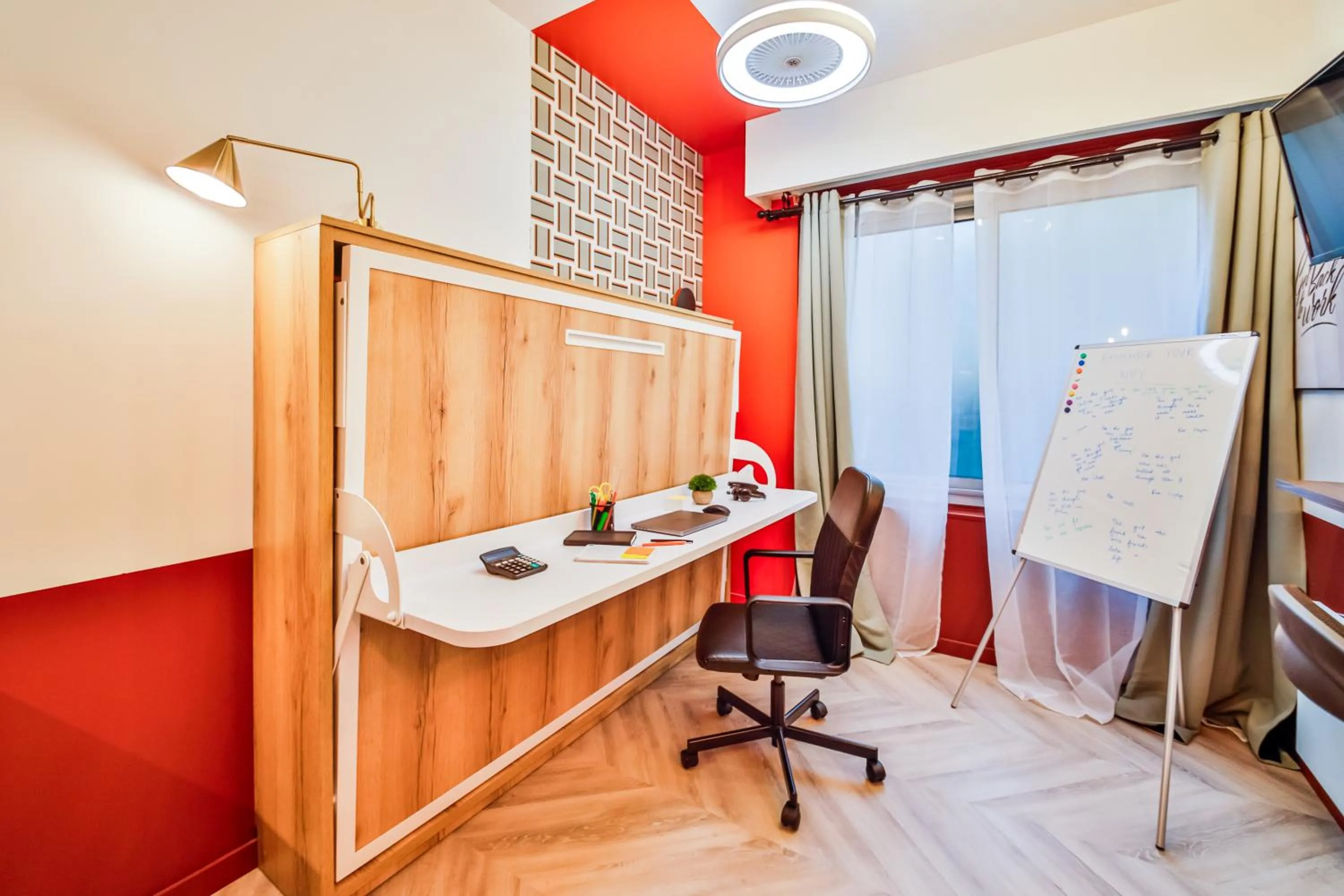 Living room, Bed in WS Molitor - Auteuil