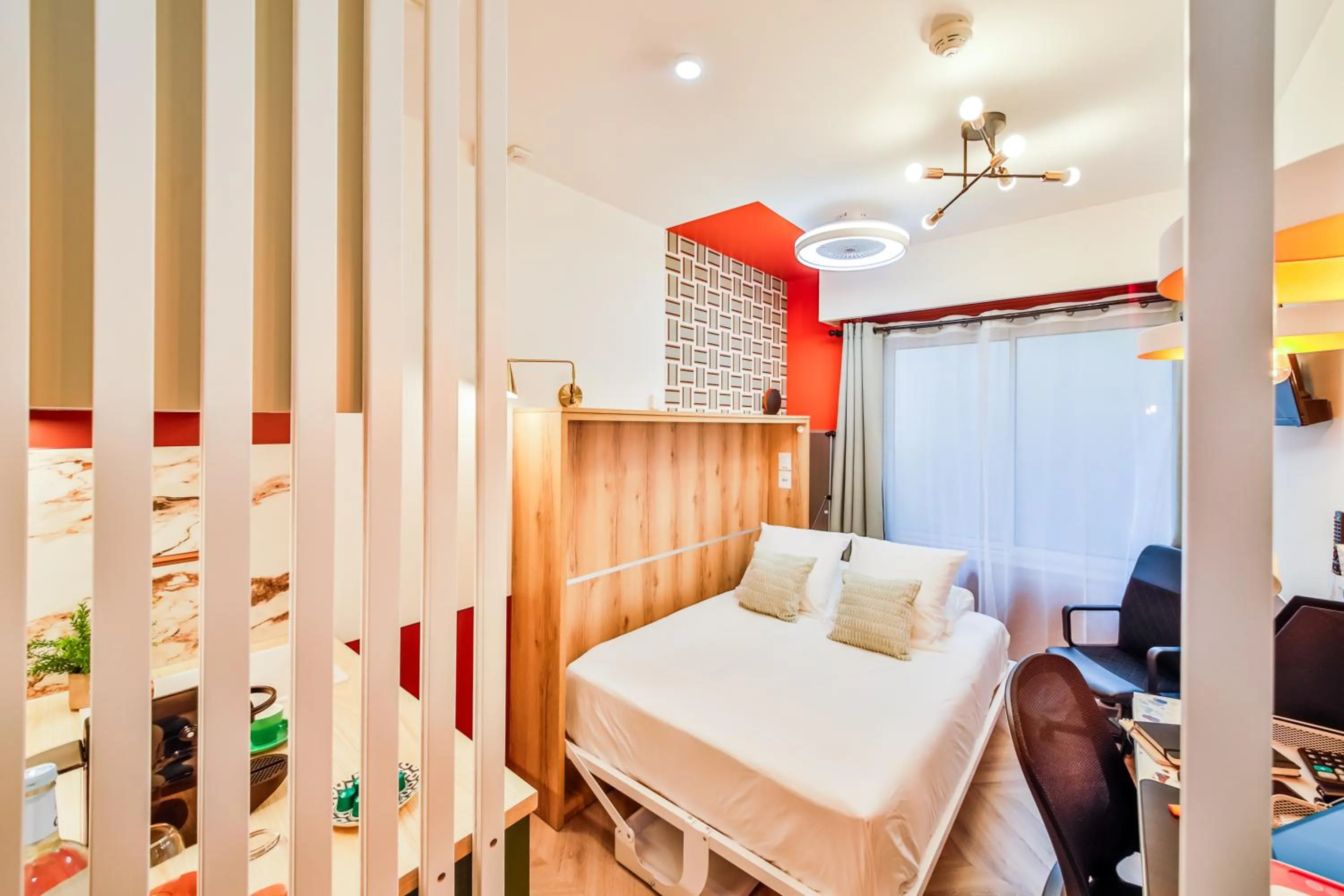 Seating area, Bed in WS Molitor - Auteuil