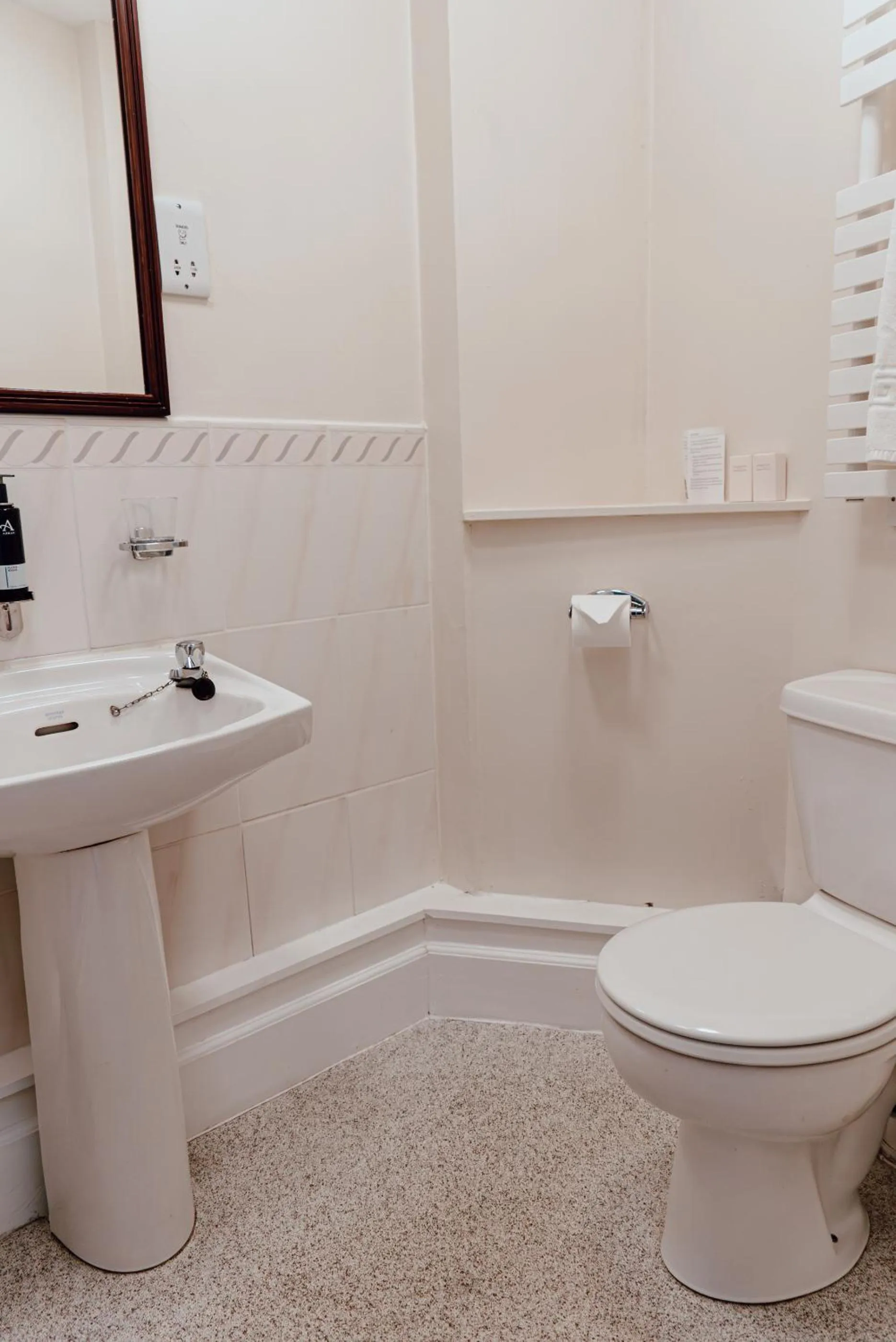 Toilet in Royal Hotel