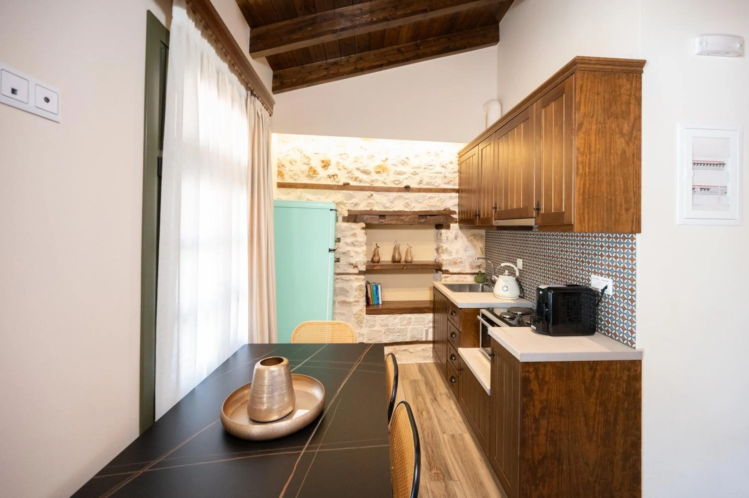 Kitchen or kitchenette in Bodrum Suites