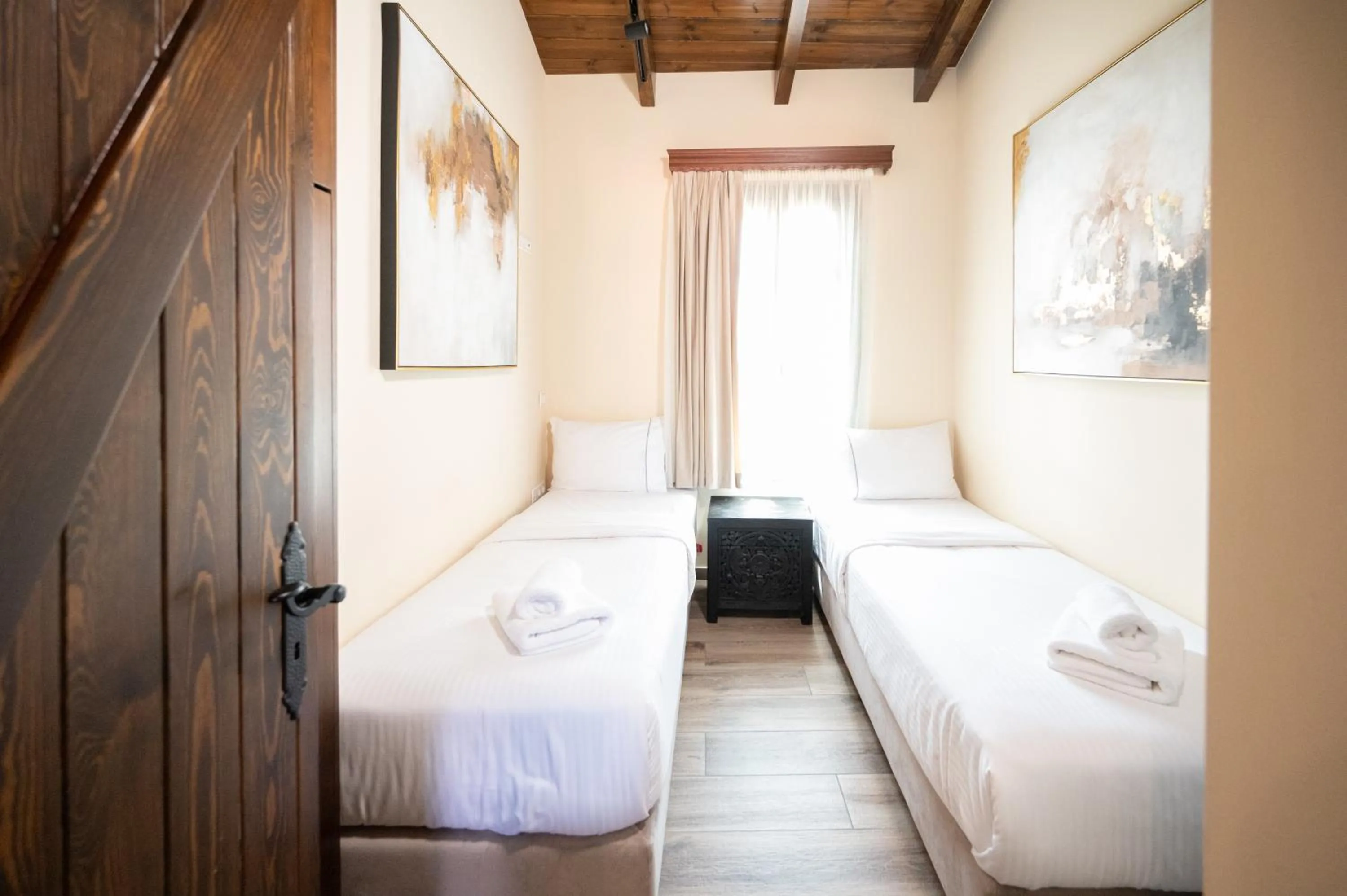 Bed in Bodrum Suites