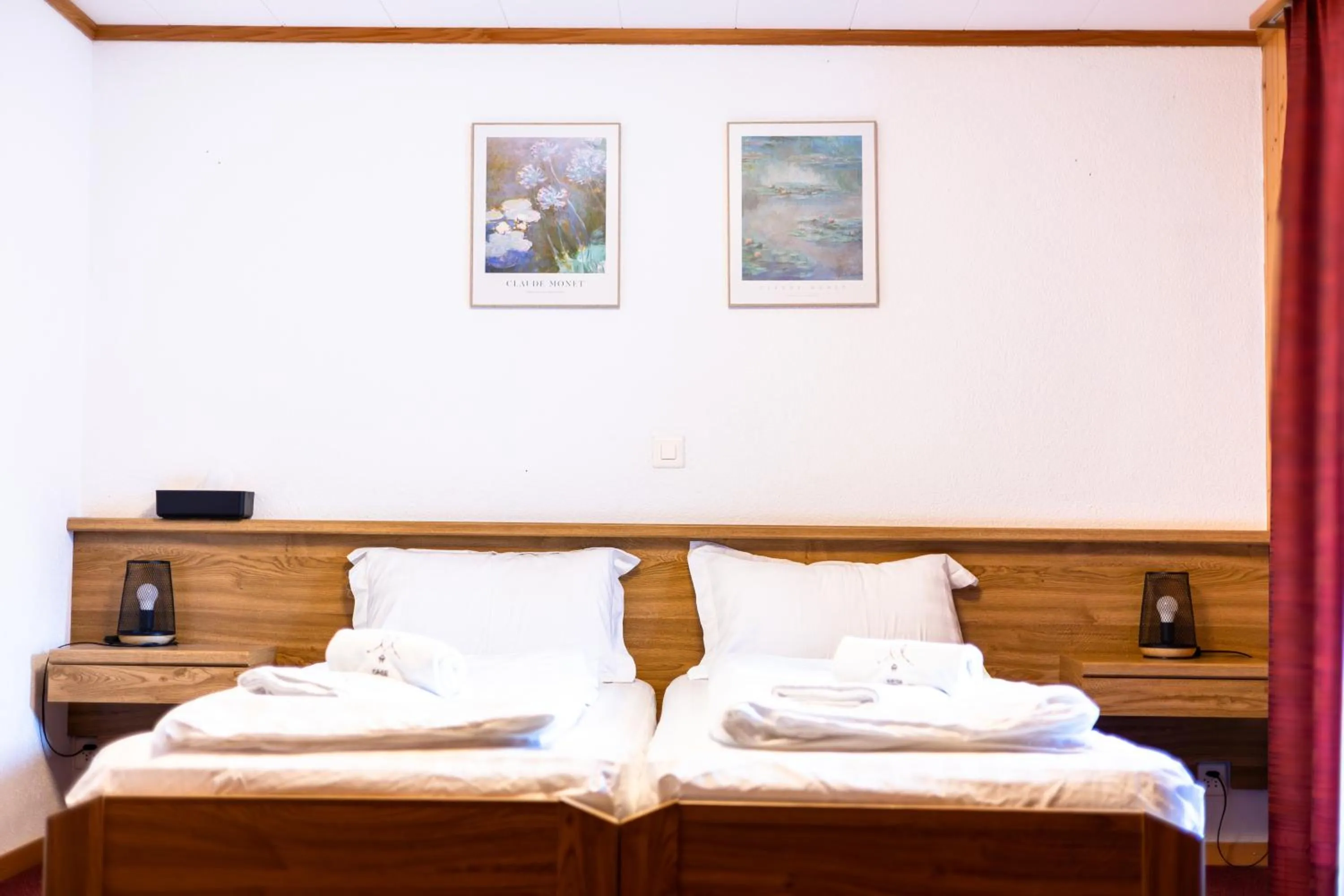 Bed in Hotel Wildbach Brienz