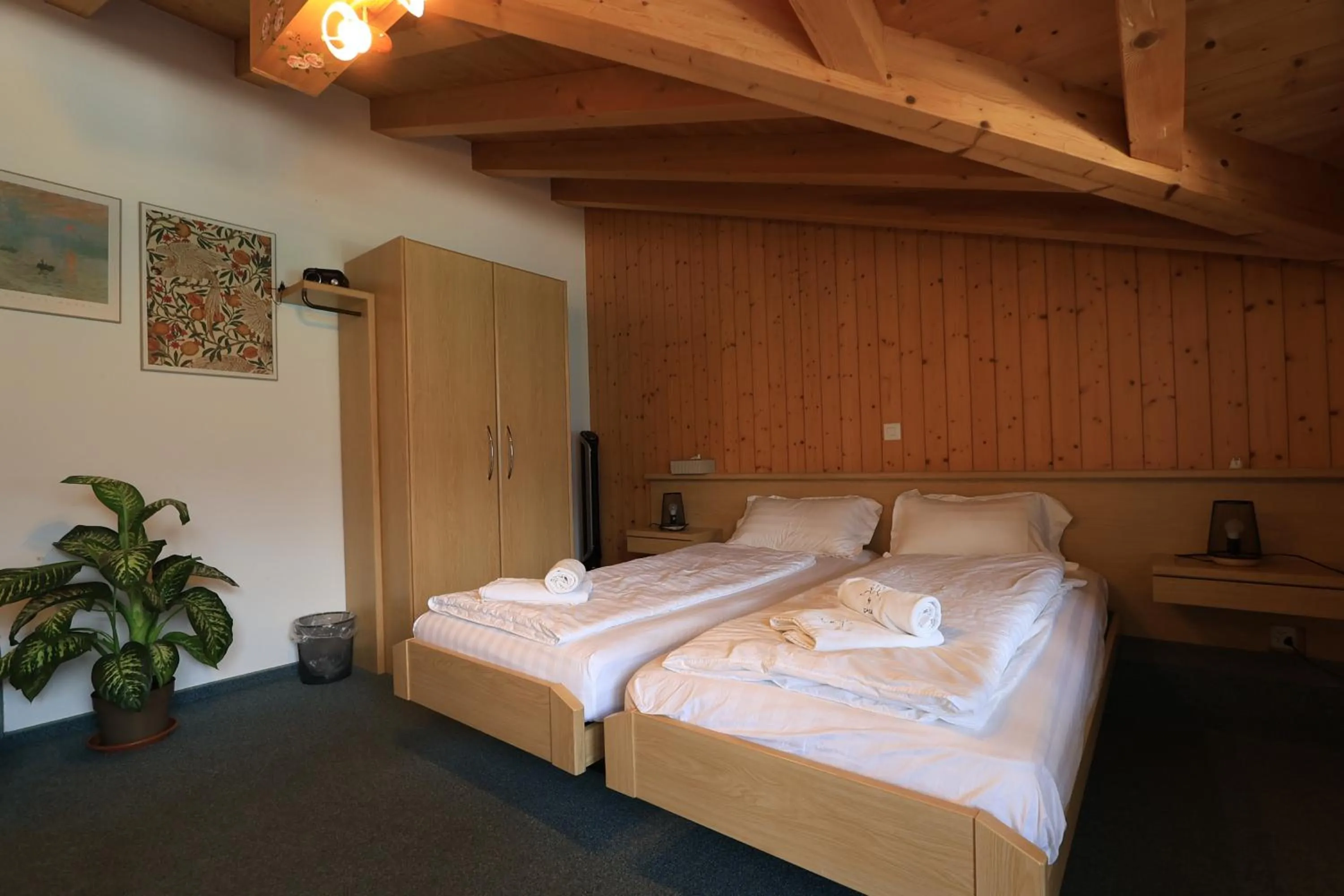 Bed in Hotel Wildbach Brienz