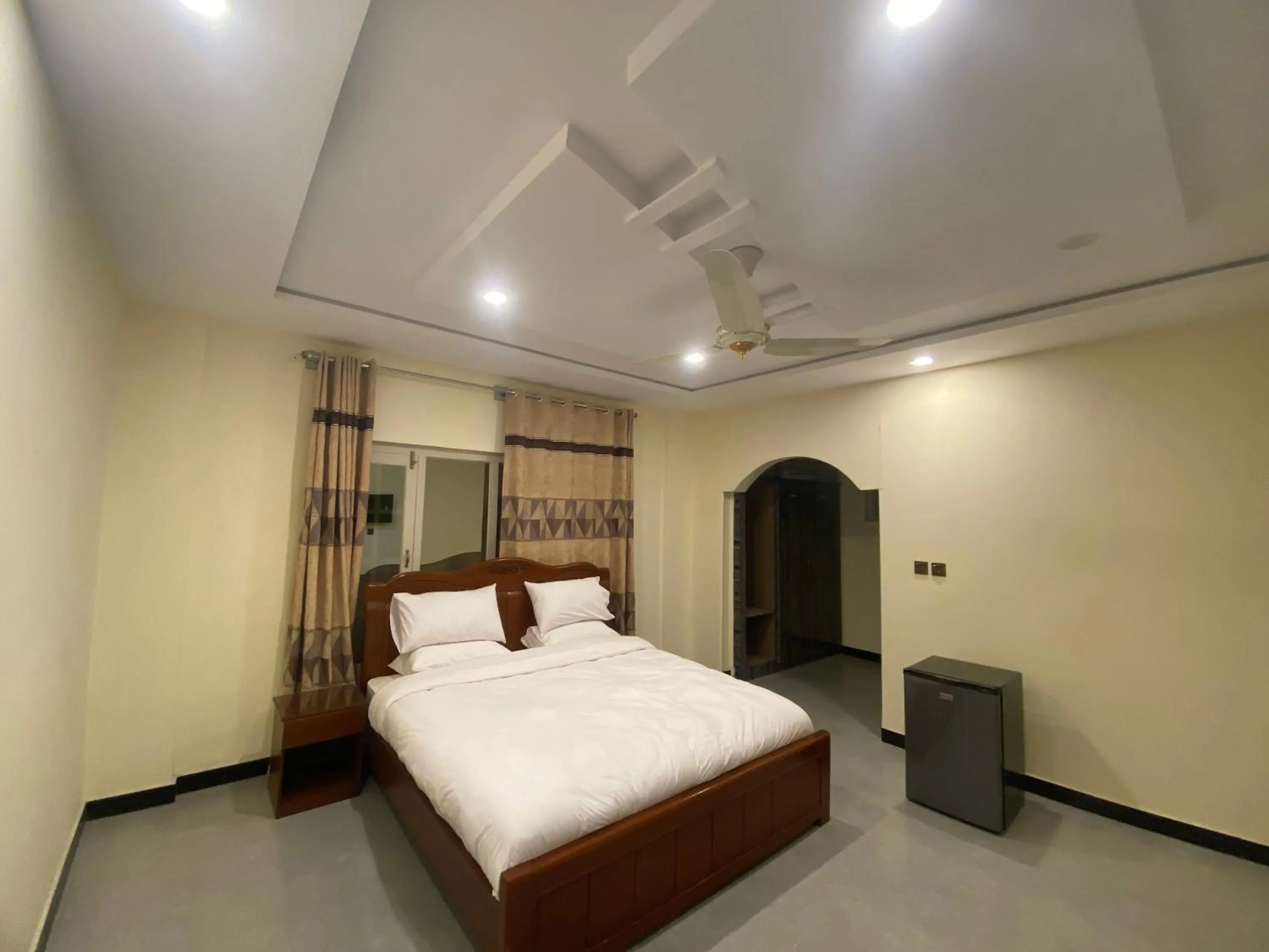 Bed in Desert One Hotel Skardu