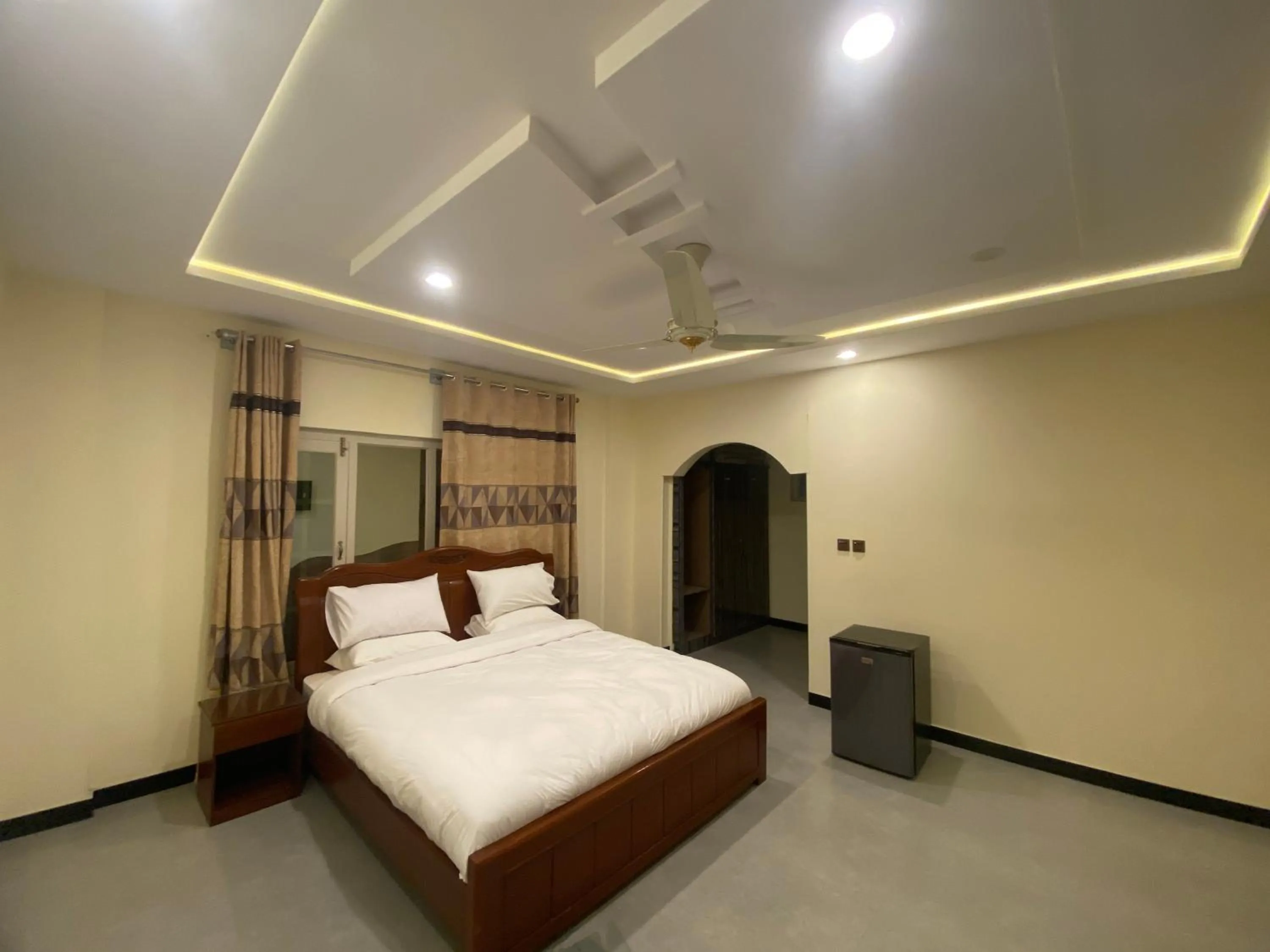 Bed in Desert One Hotel Skardu