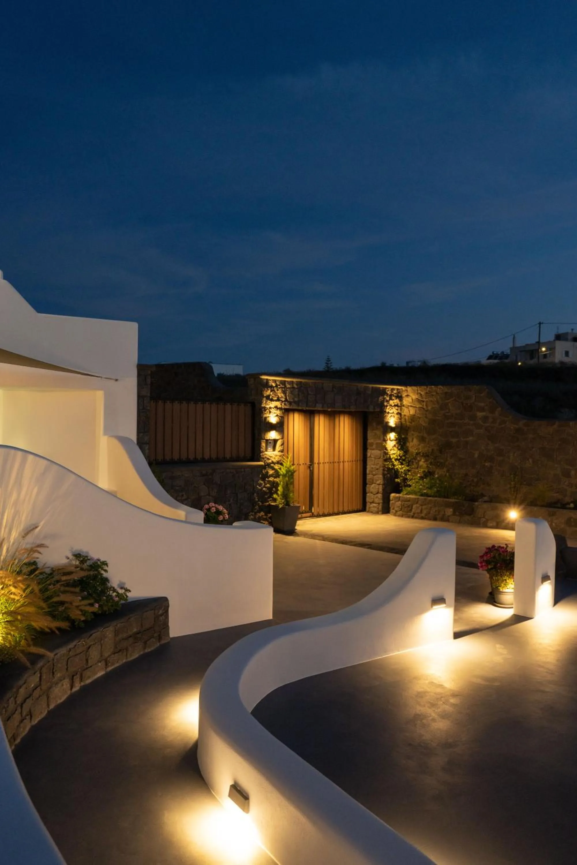 Facade/entrance in Griseo Villas