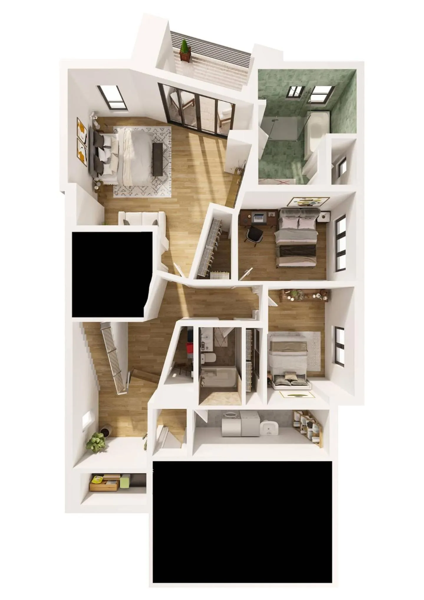 Floor plan in Luxurious Hillside Home wAC & Gorgeous SF Views!