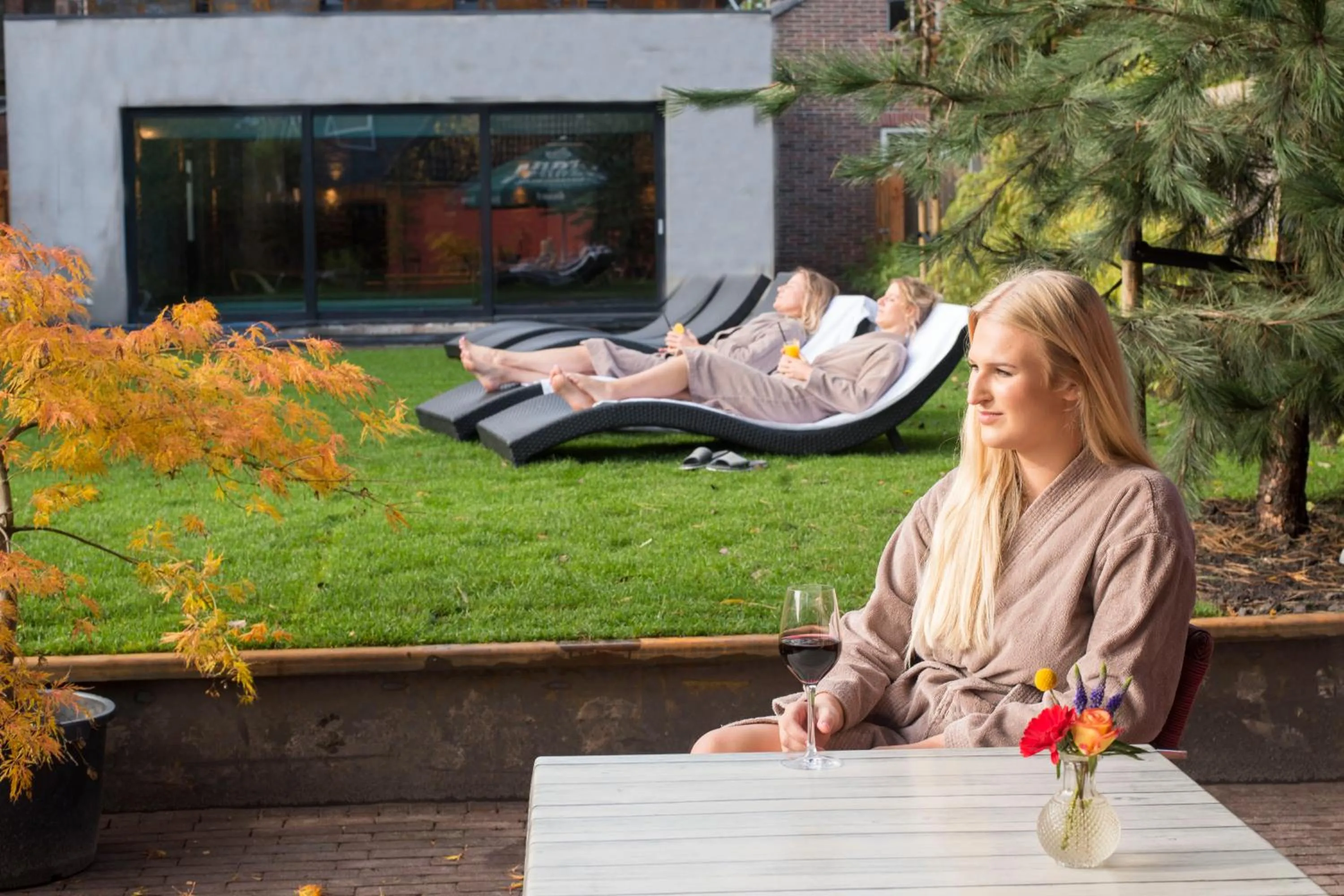 Garden in Hotel Spoorzicht & SPA