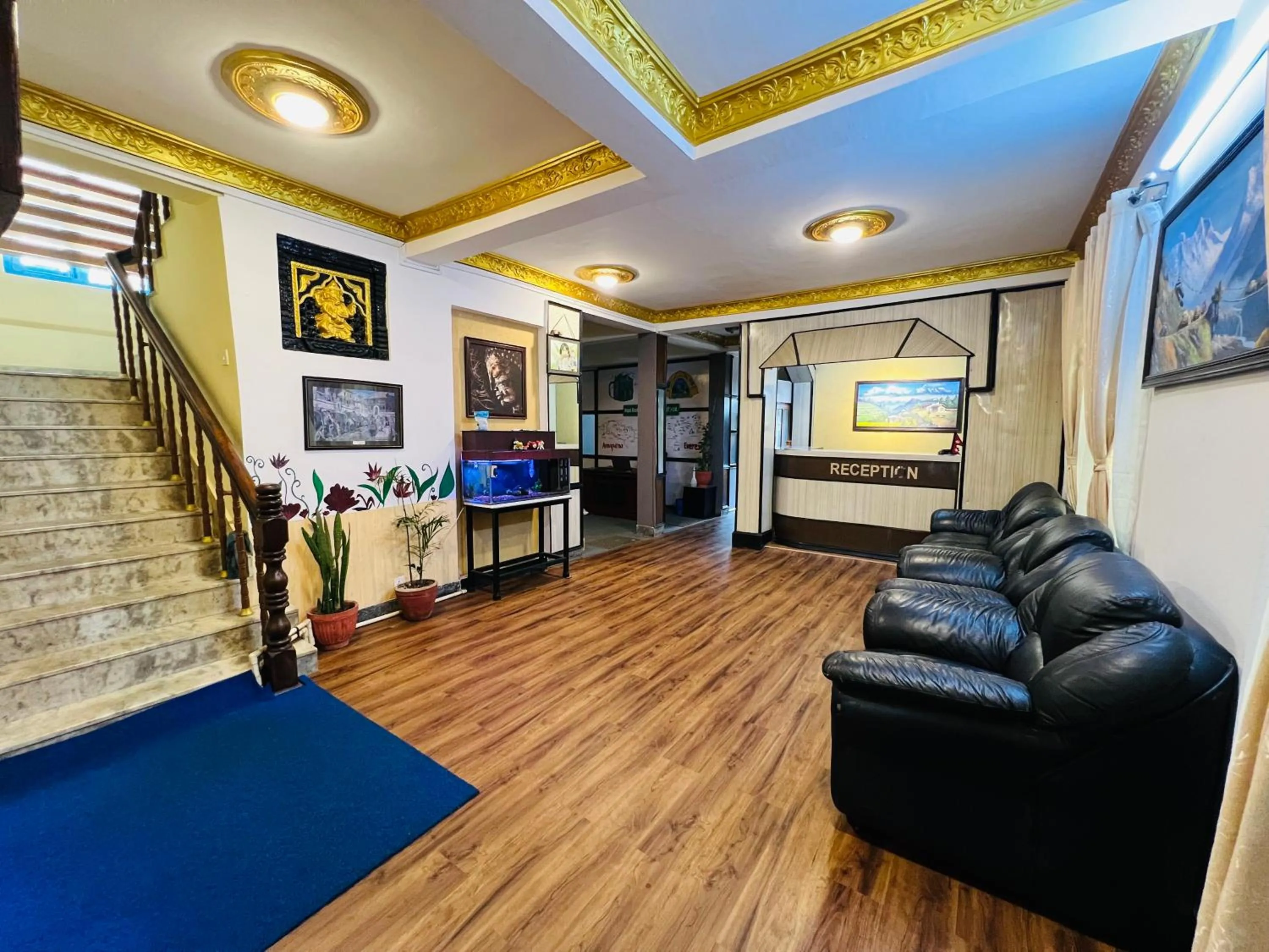 Lobby or reception in Temple Town Inn