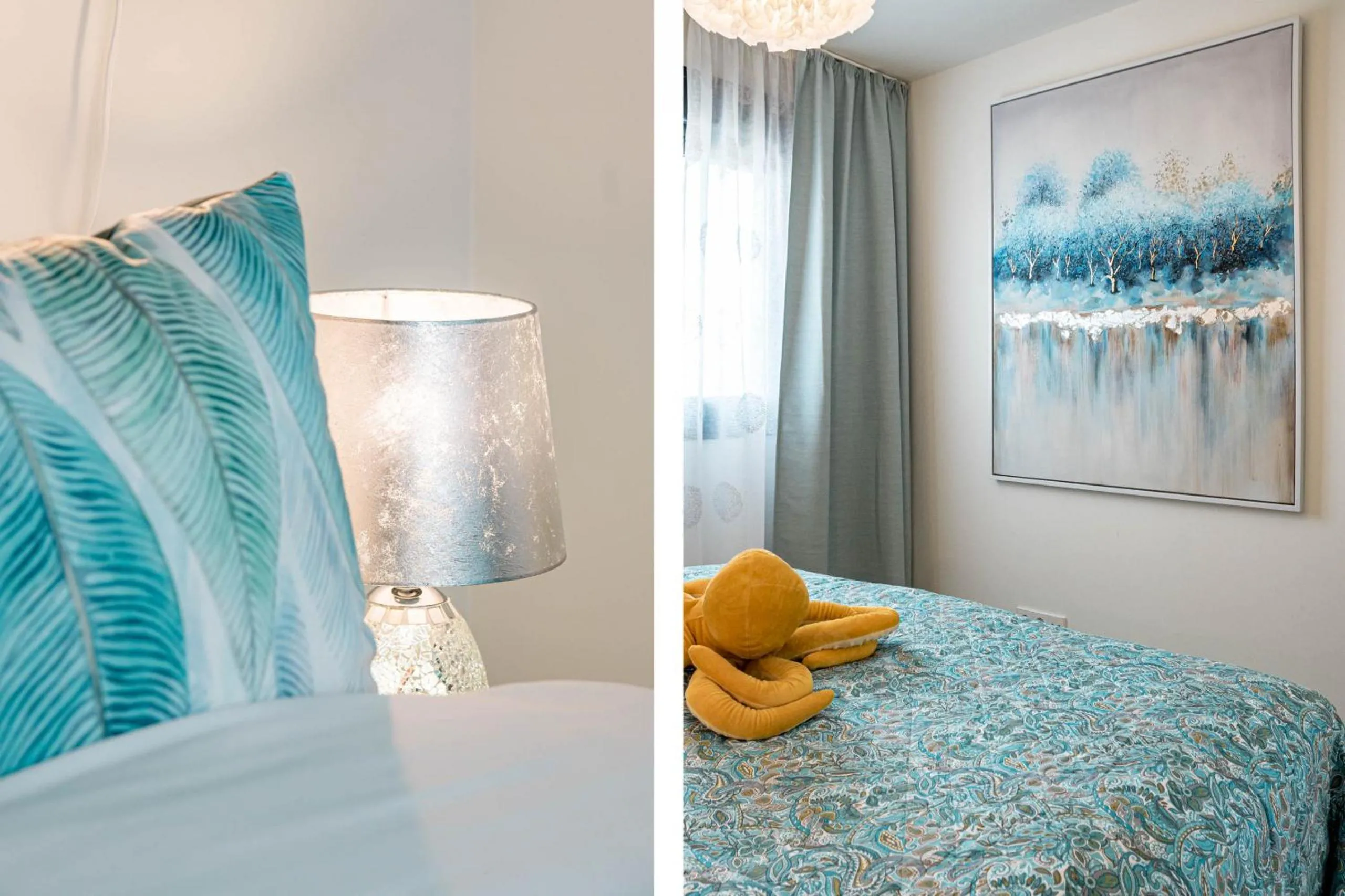 Bed in INF26H- Comfortable and spacious city apartment