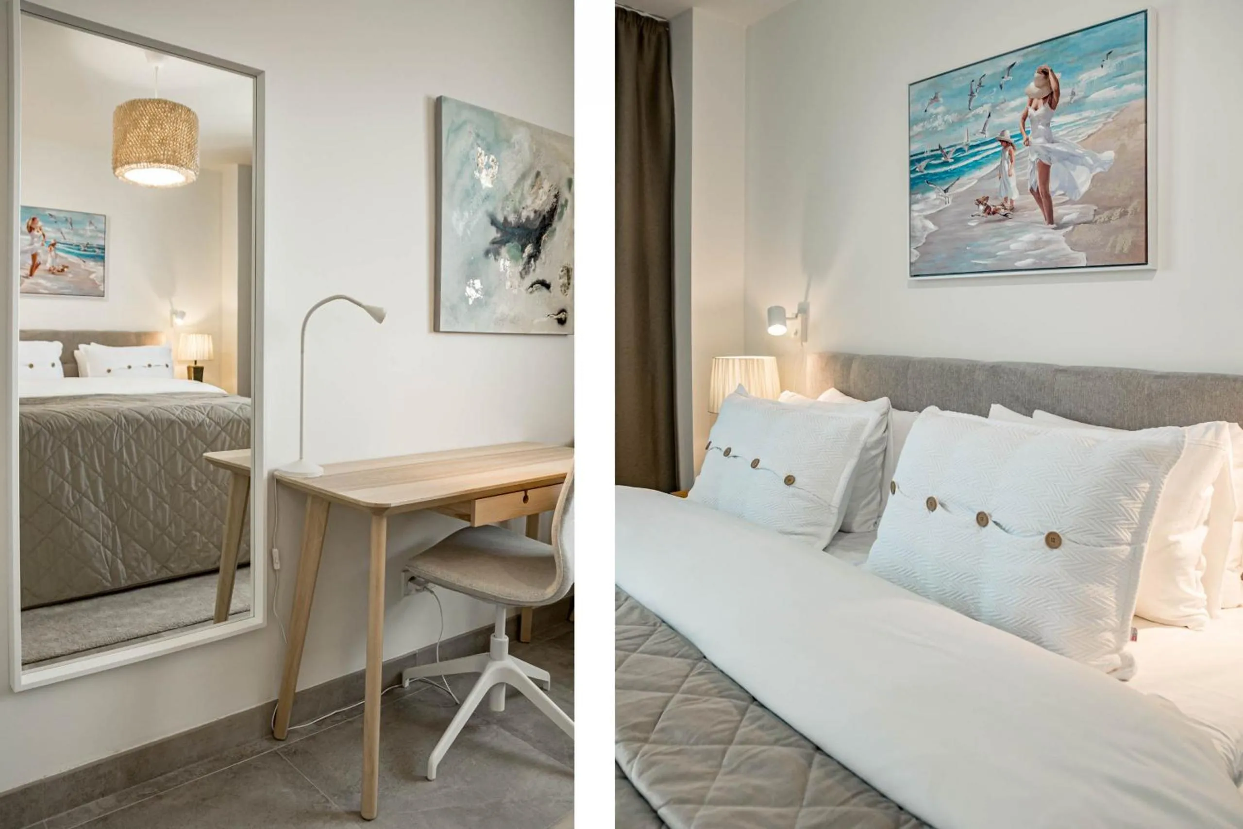 Bed in INF26H- Comfortable and spacious city apartment