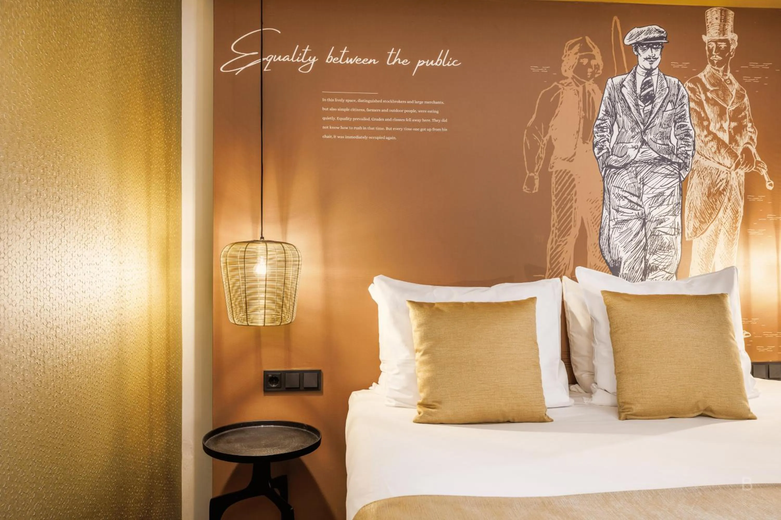 Bed in Hotel Die Port van Cleve