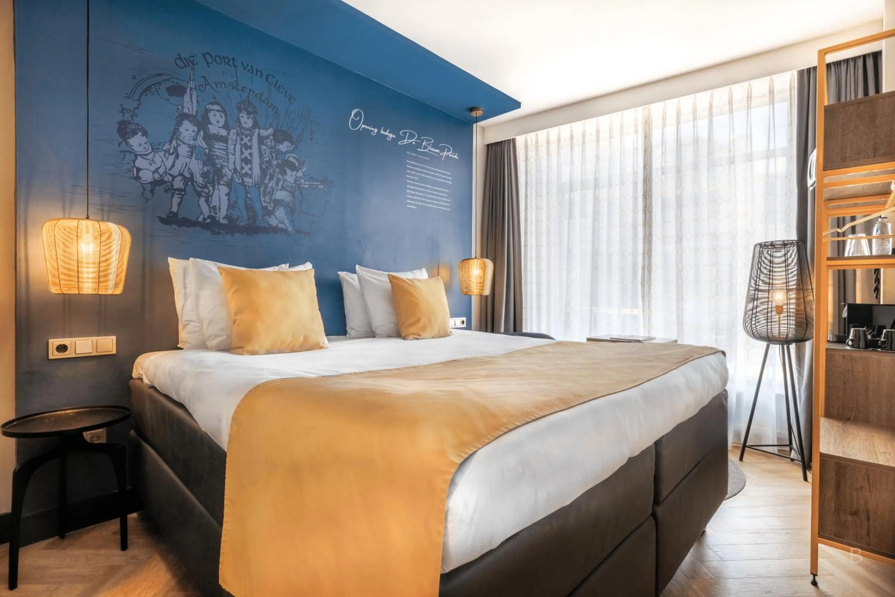 Bed in Hotel Die Port van Cleve