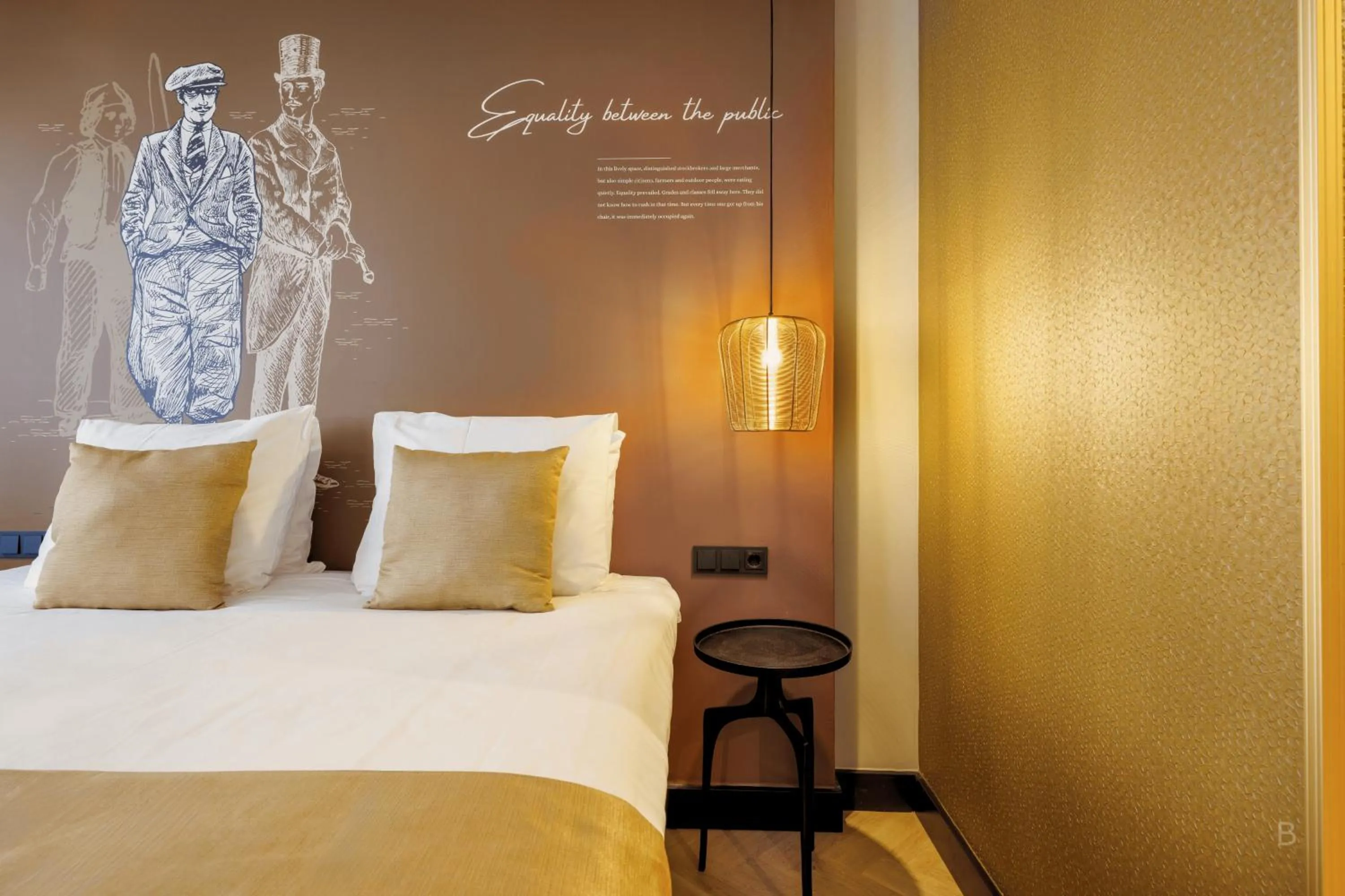 Bed in Hotel Die Port van Cleve