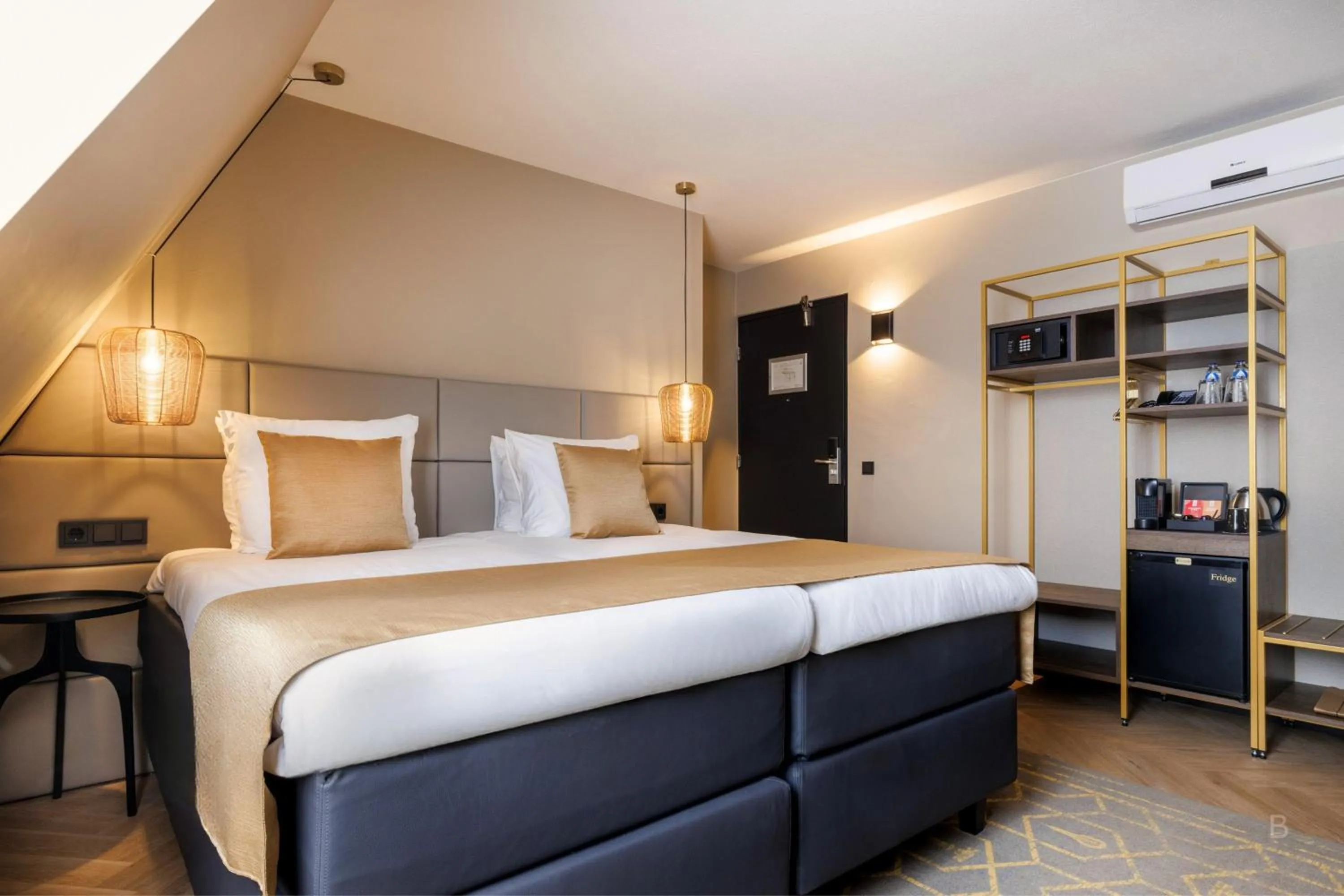 Bed in Hotel Die Port van Cleve